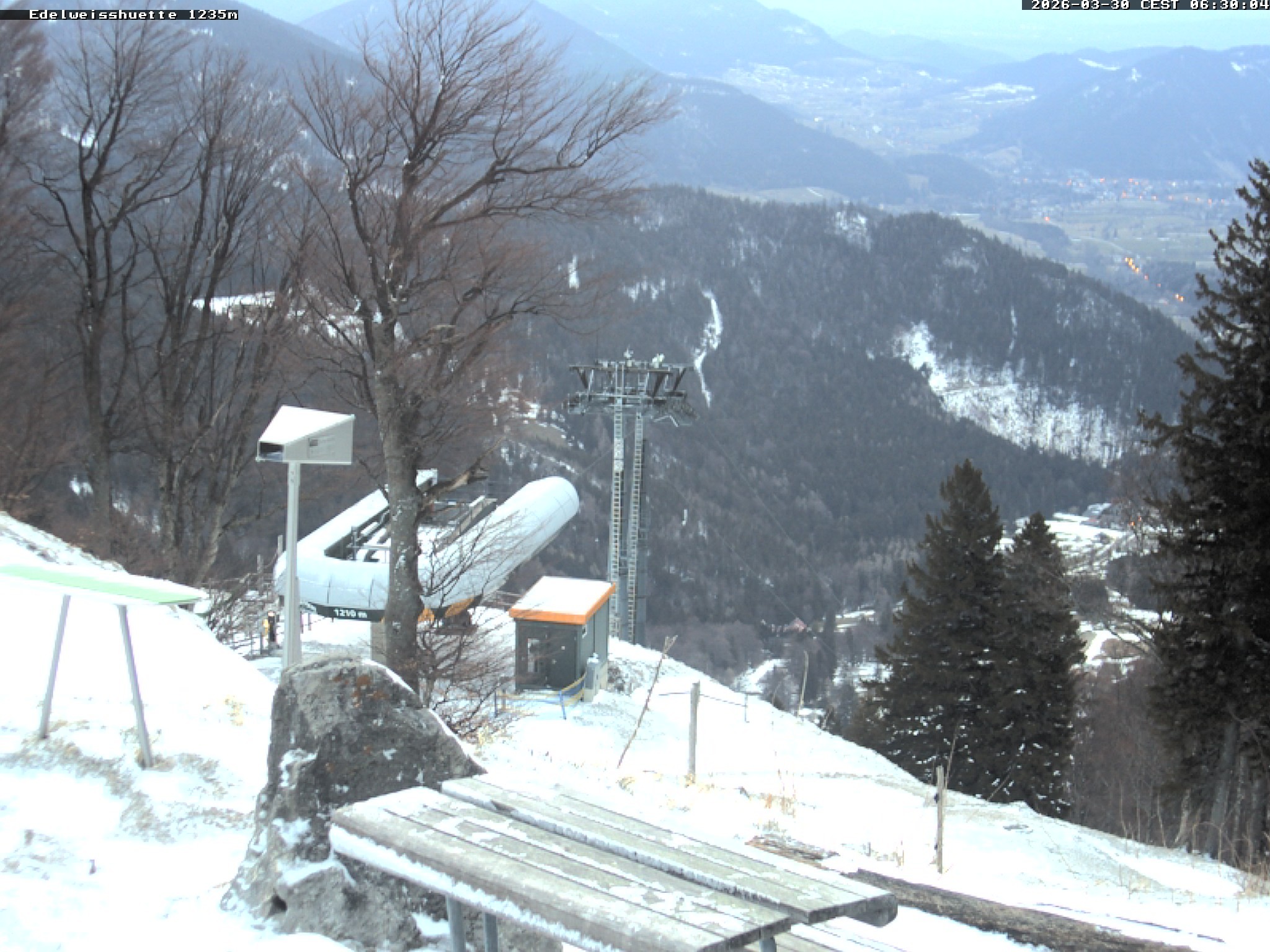 Archiv Foto Webcam Sonnenterrasse Edelweisshütte