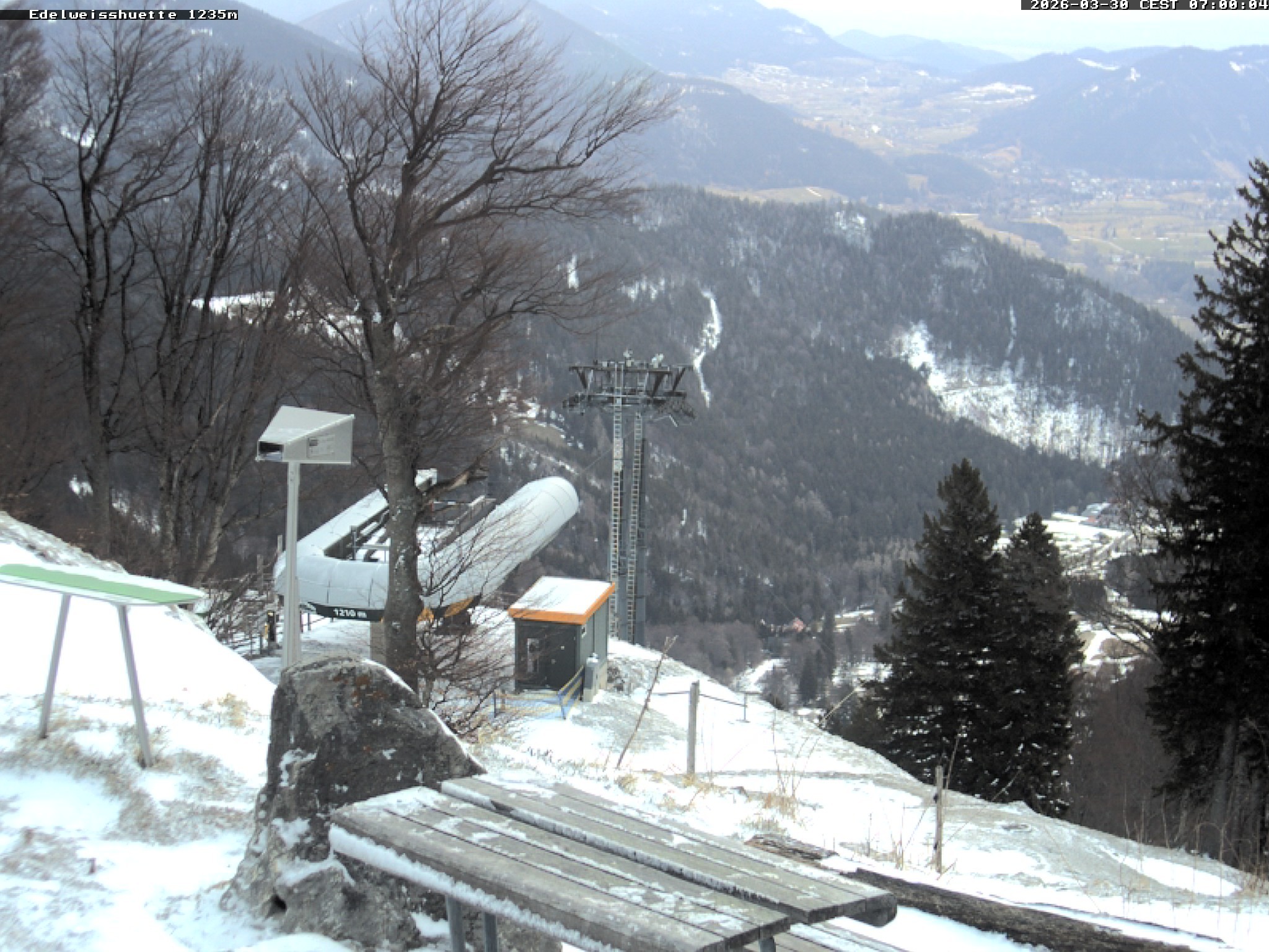 Archiv Foto Webcam Sonnenterrasse Edelweisshütte