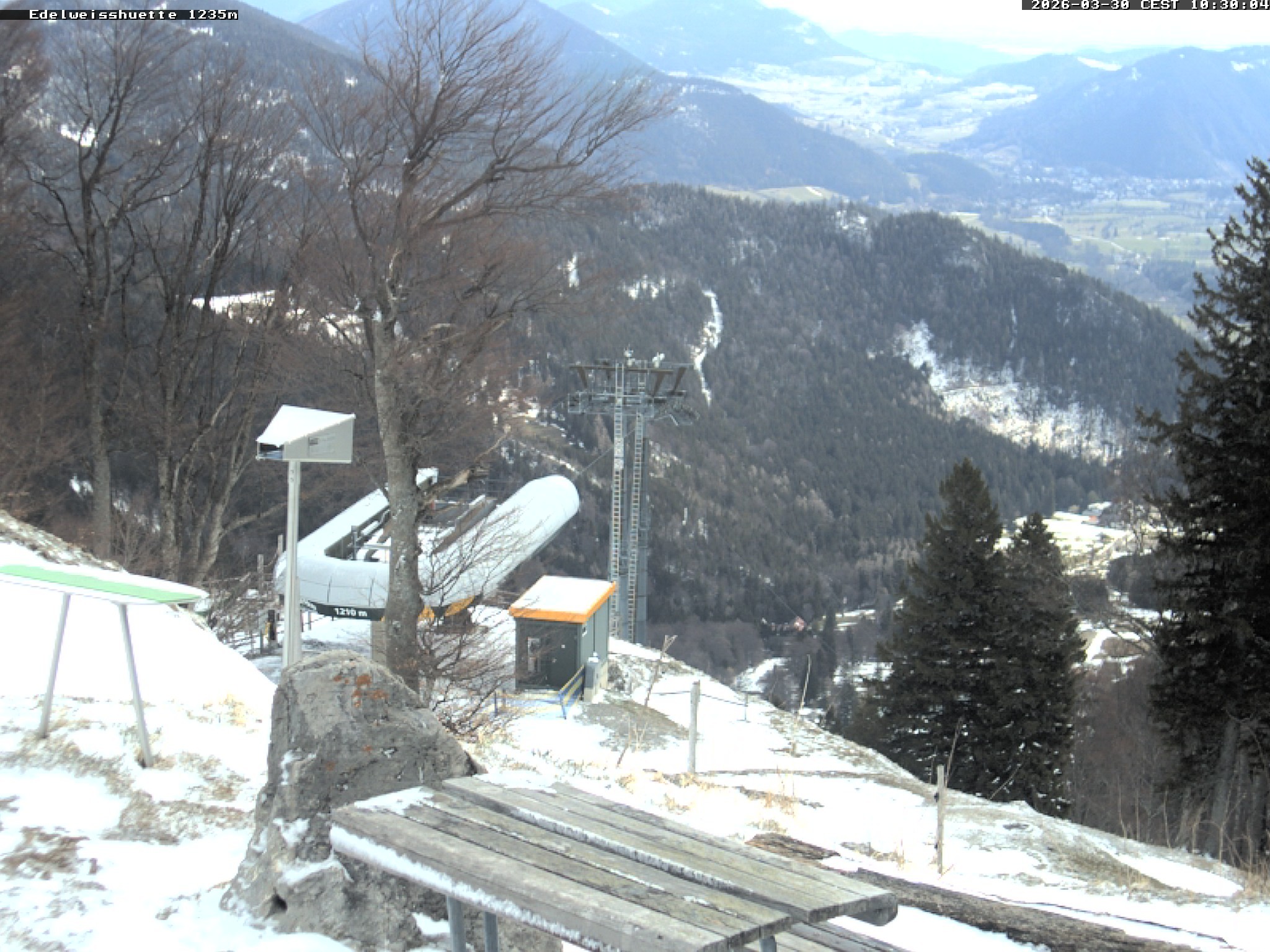 Archiv Foto Webcam Sonnenterrasse Edelweisshütte