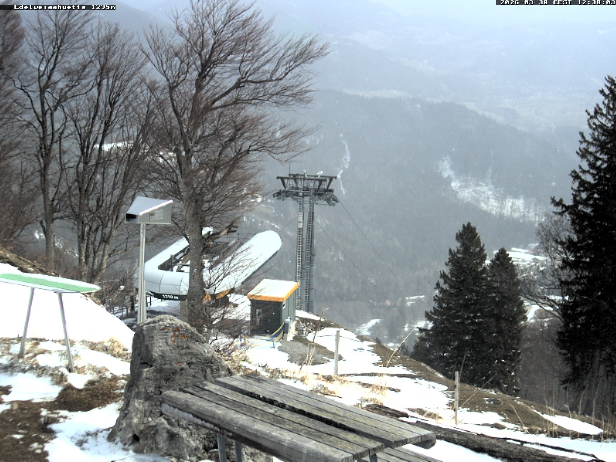 Archiv Foto Webcam Sonnenterrasse Edelweisshütte