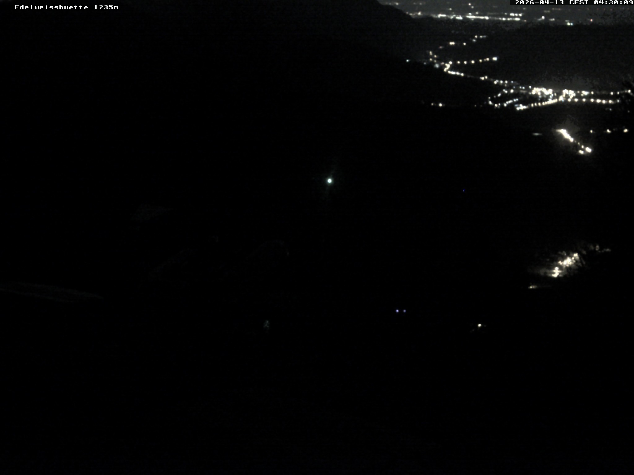 Archiv Foto Webcam Sonnenterrasse Edelweisshütte