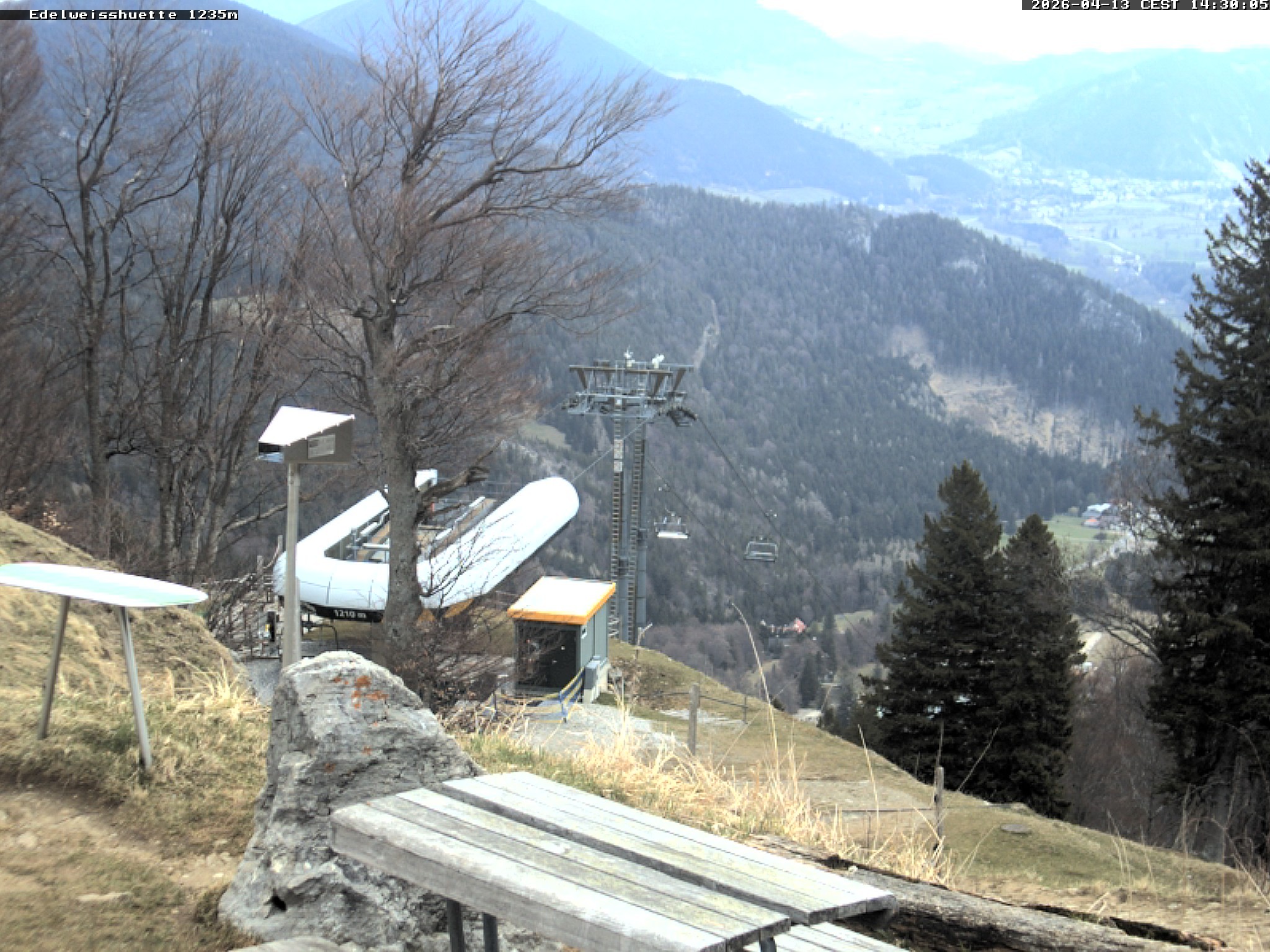 Archiv Foto Webcam Sonnenterrasse Edelweisshütte