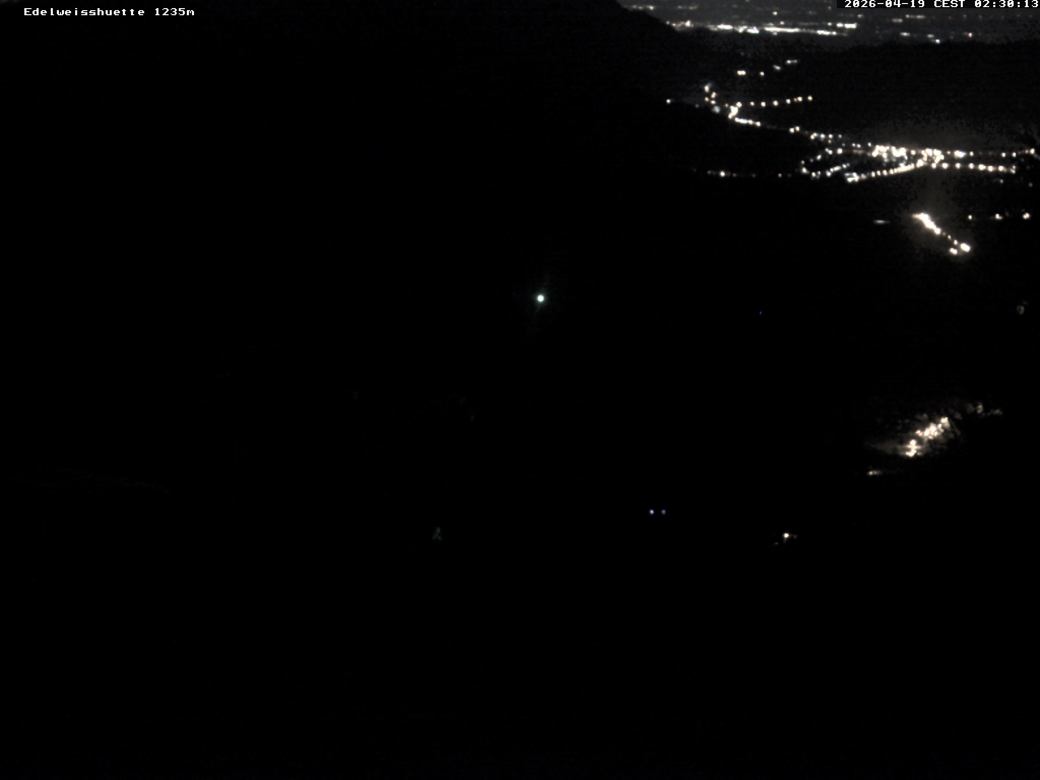 Archiv Foto Webcam Sonnenterrasse Edelweisshütte