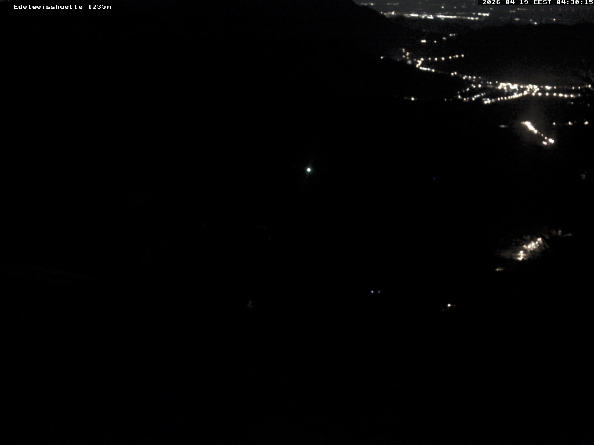 Archiv Foto Webcam Sonnenterrasse Edelweisshütte