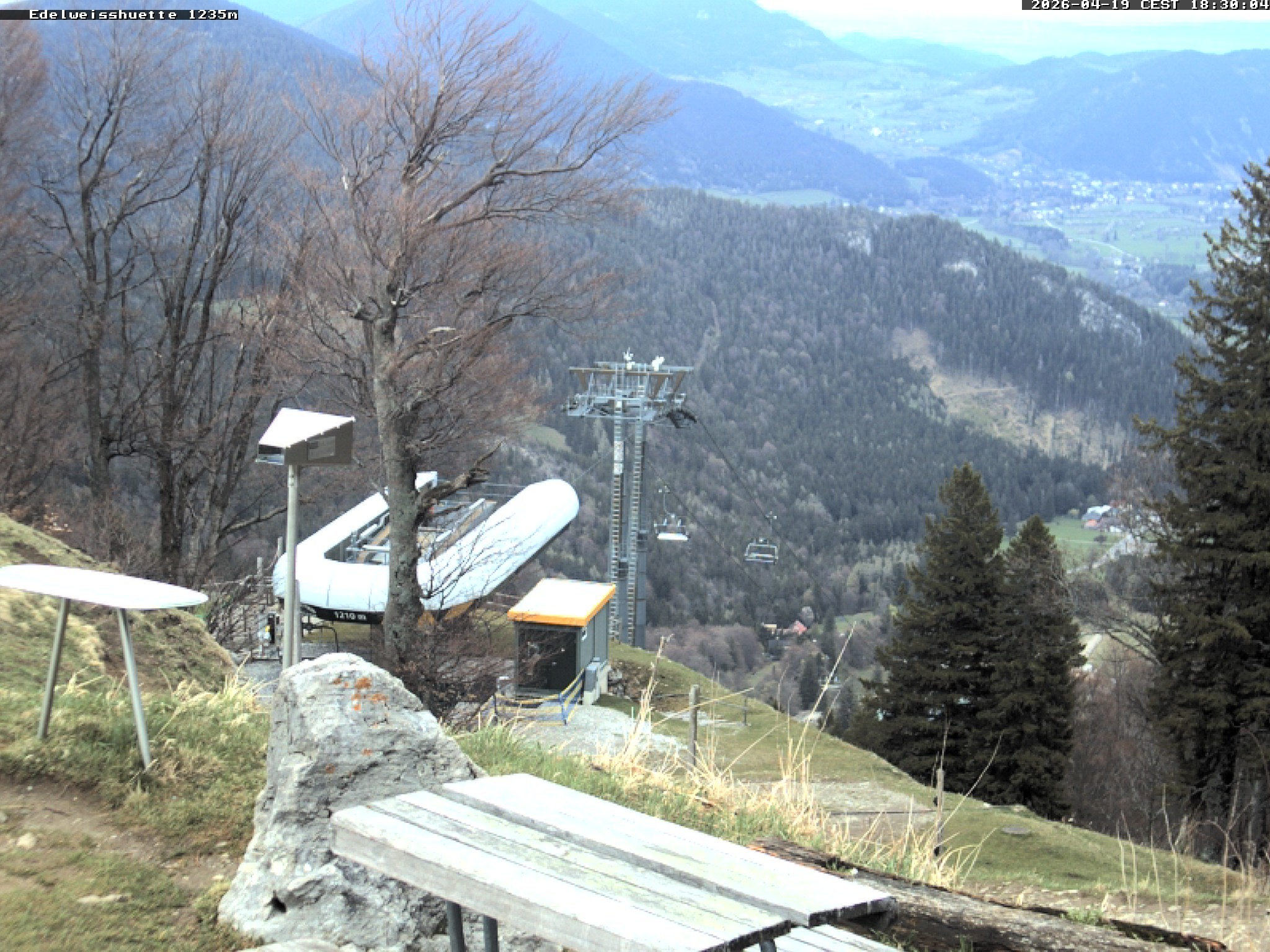 Archiv Foto Webcam Sonnenterrasse Edelweisshütte