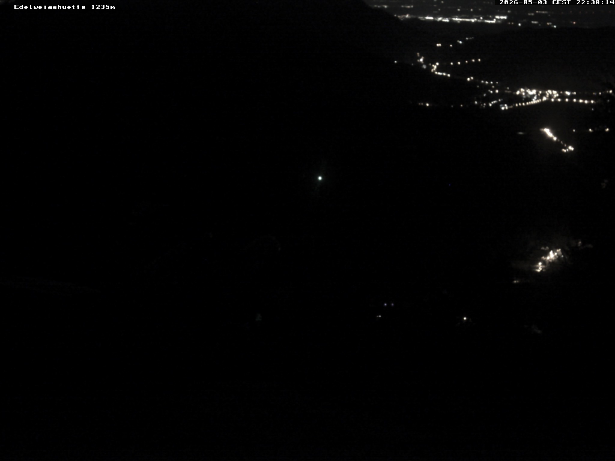 Archiv Foto Webcam Sonnenterrasse Edelweisshütte