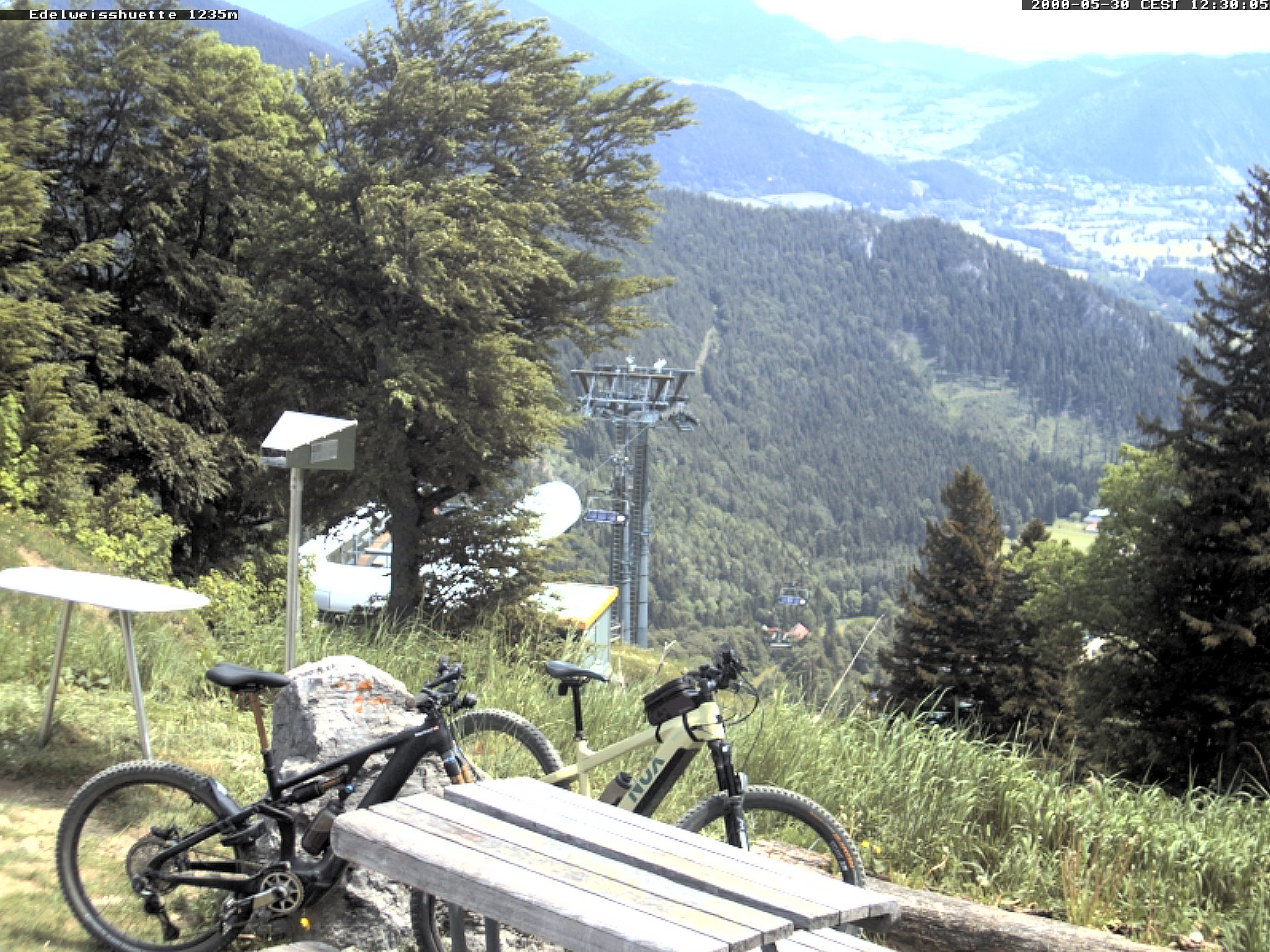 Archiv Foto Webcam Sonnenterrasse Edelweisshütte