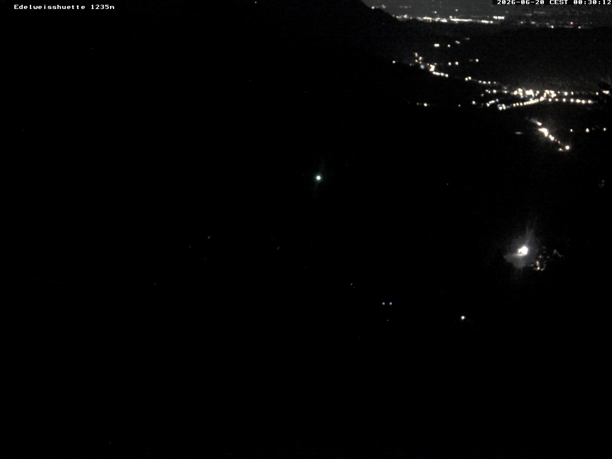 Archiv Foto Webcam Sonnenterrasse Edelweisshütte