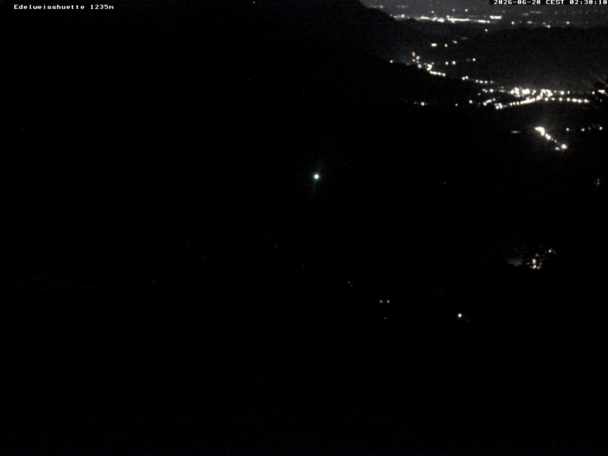 Archiv Foto Webcam Sonnenterrasse Edelweisshütte
