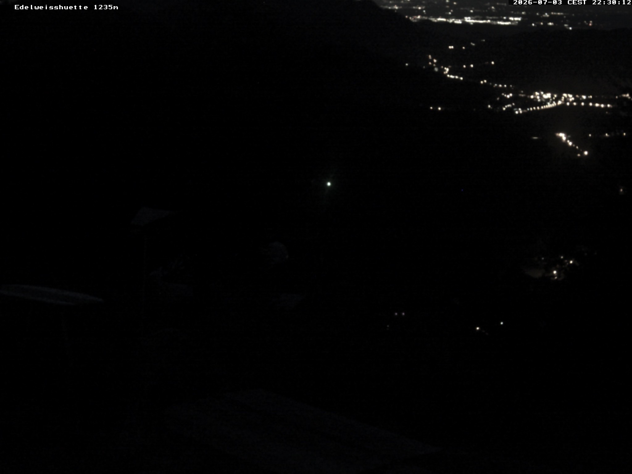 Archiv Foto Webcam Sonnenterrasse Edelweisshütte