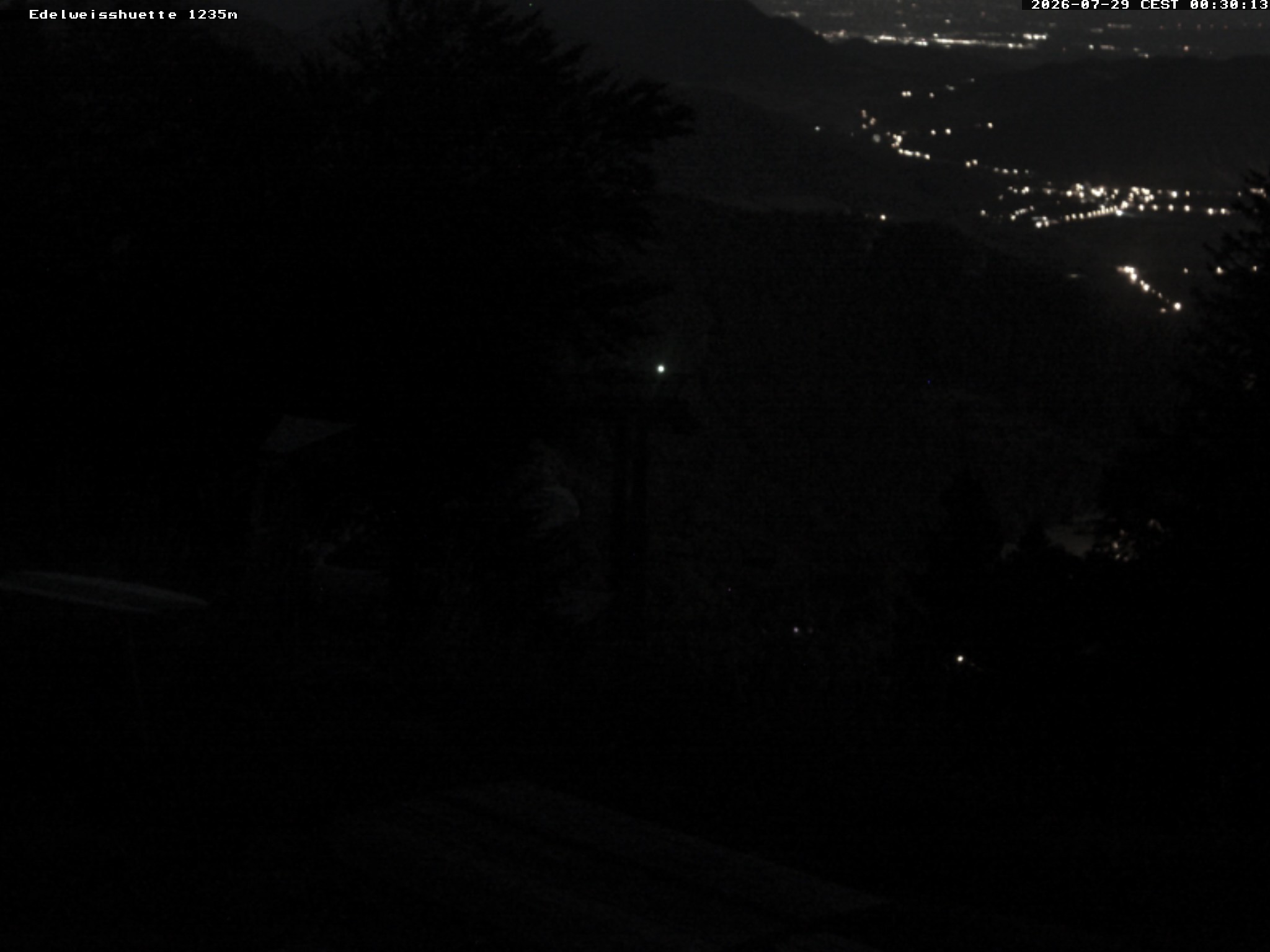 Archiv Foto Webcam Sonnenterrasse Edelweisshütte