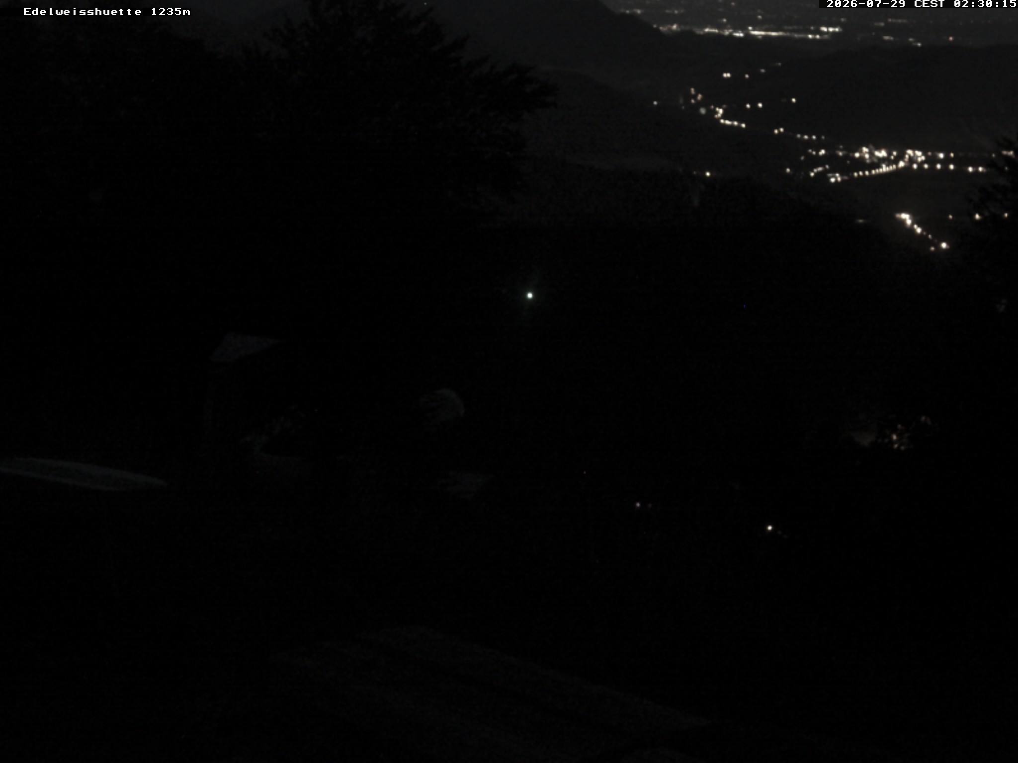 Archiv Foto Webcam Sonnenterrasse Edelweisshütte