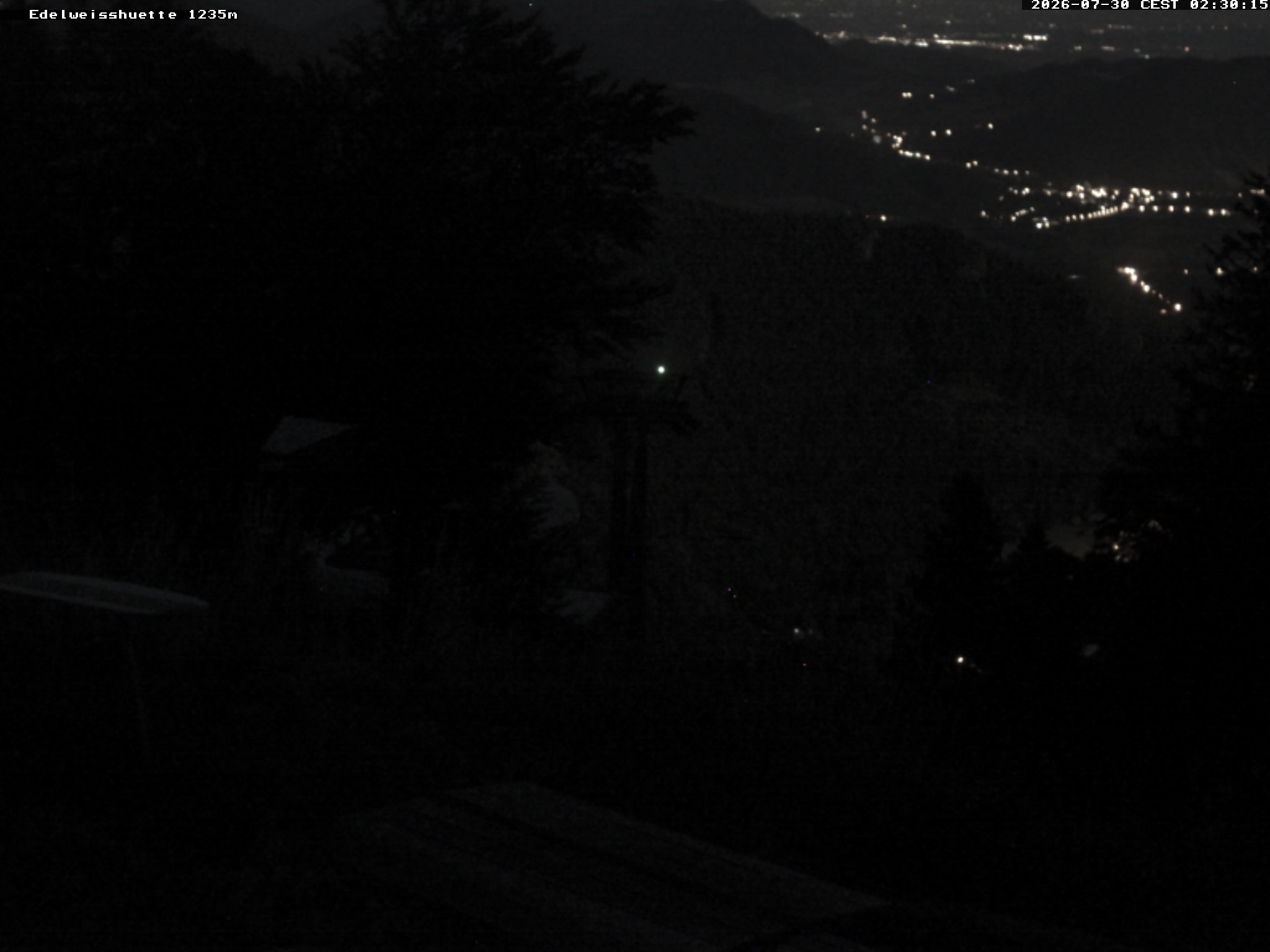 Archiv Foto Webcam Sonnenterrasse Edelweisshütte