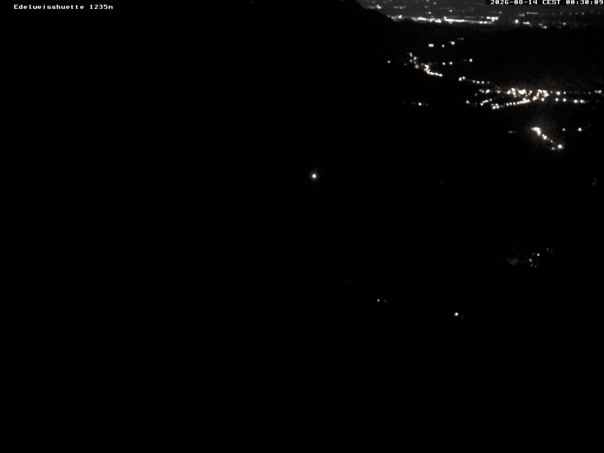 Archiv Foto Webcam Sonnenterrasse Edelweisshütte