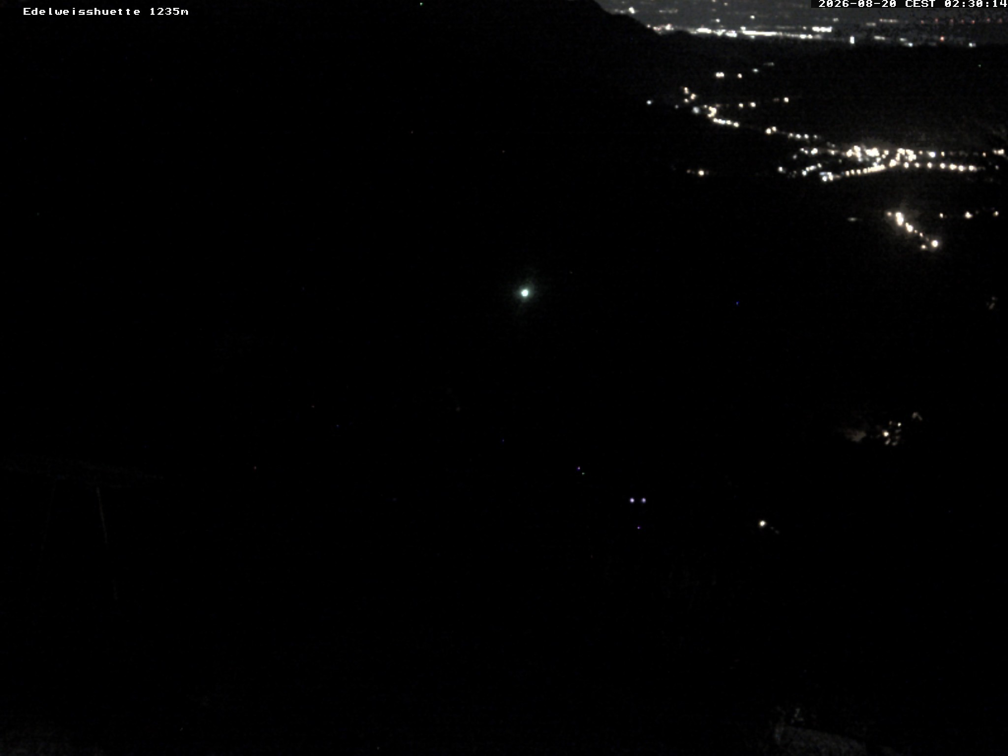 Archiv Foto Webcam Sonnenterrasse Edelweisshütte