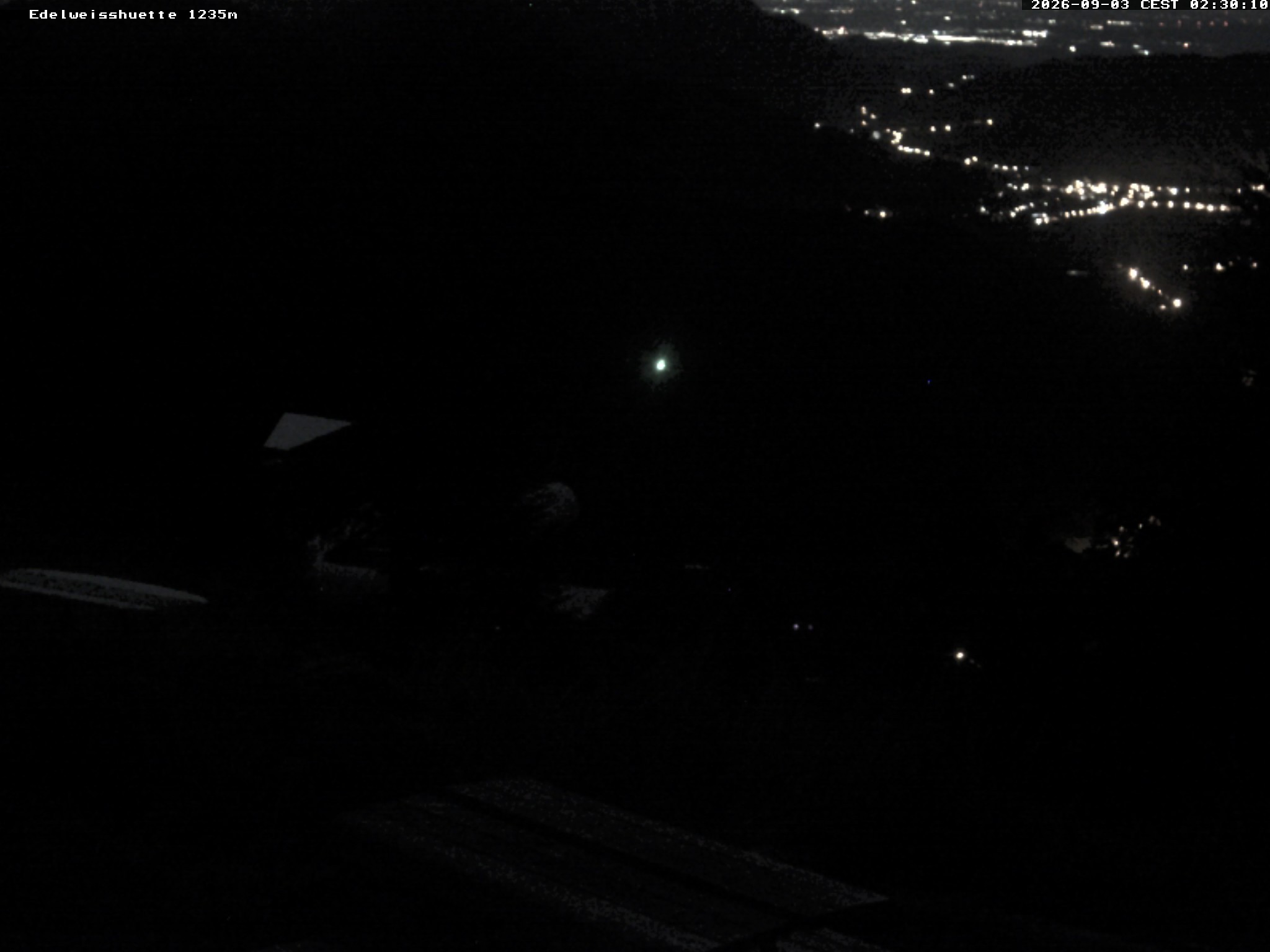 Archiv Foto Webcam Sonnenterrasse Edelweisshütte