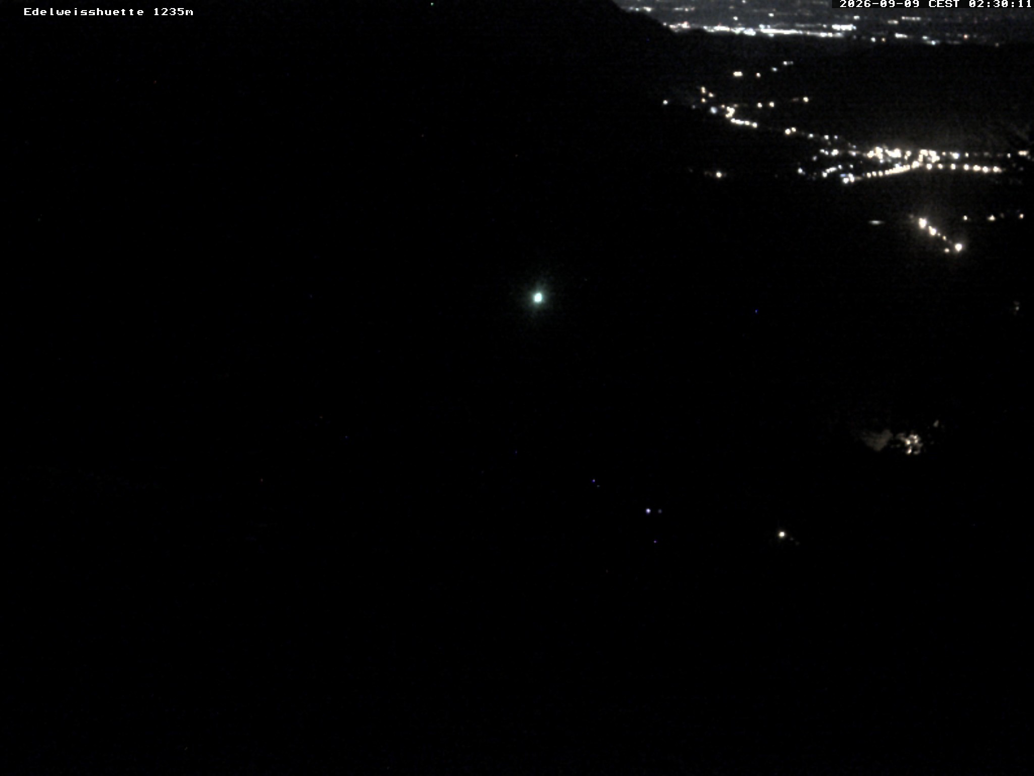 Archiv Foto Webcam Sonnenterrasse Edelweisshütte