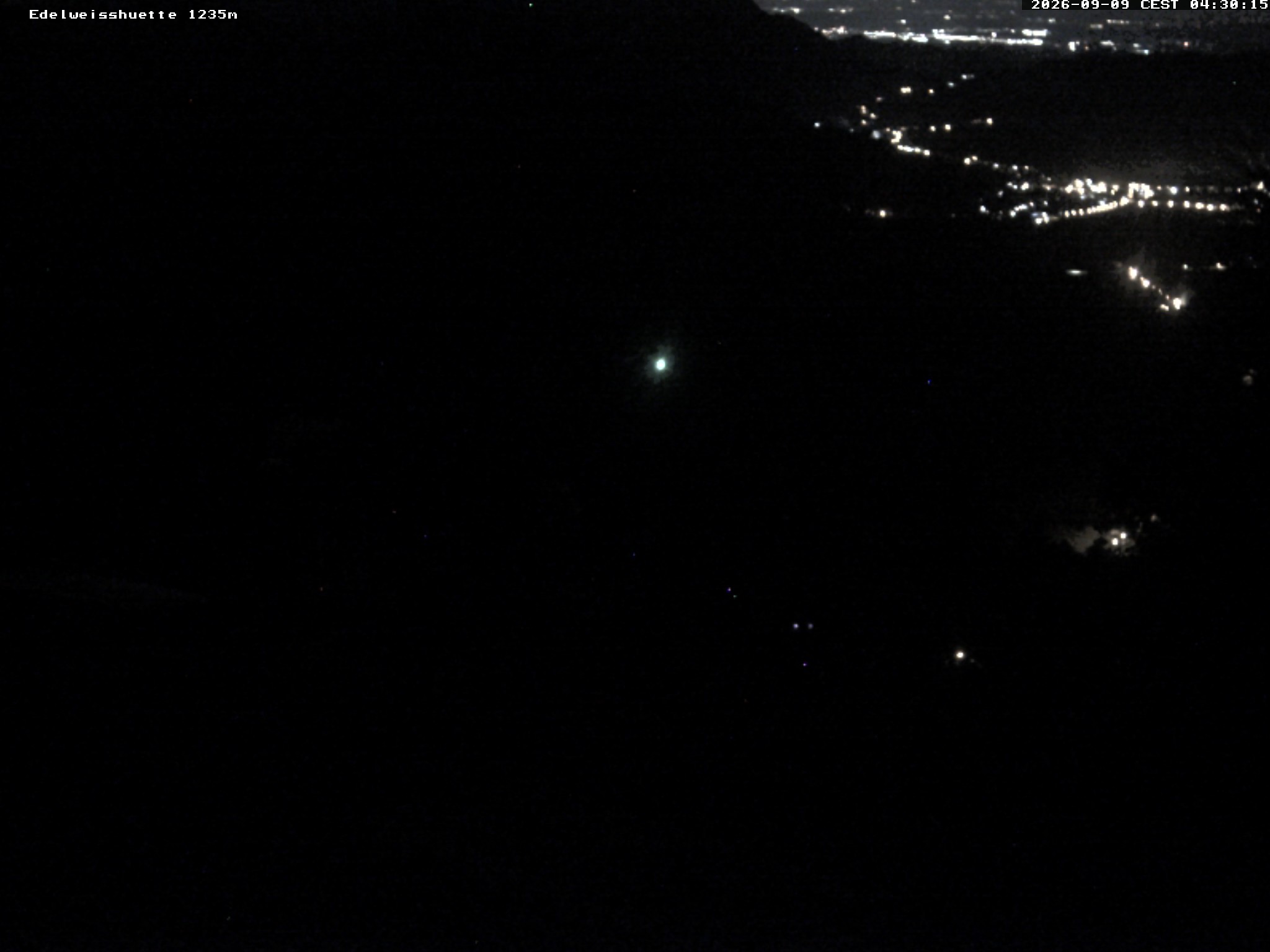 Archiv Foto Webcam Sonnenterrasse Edelweisshütte
