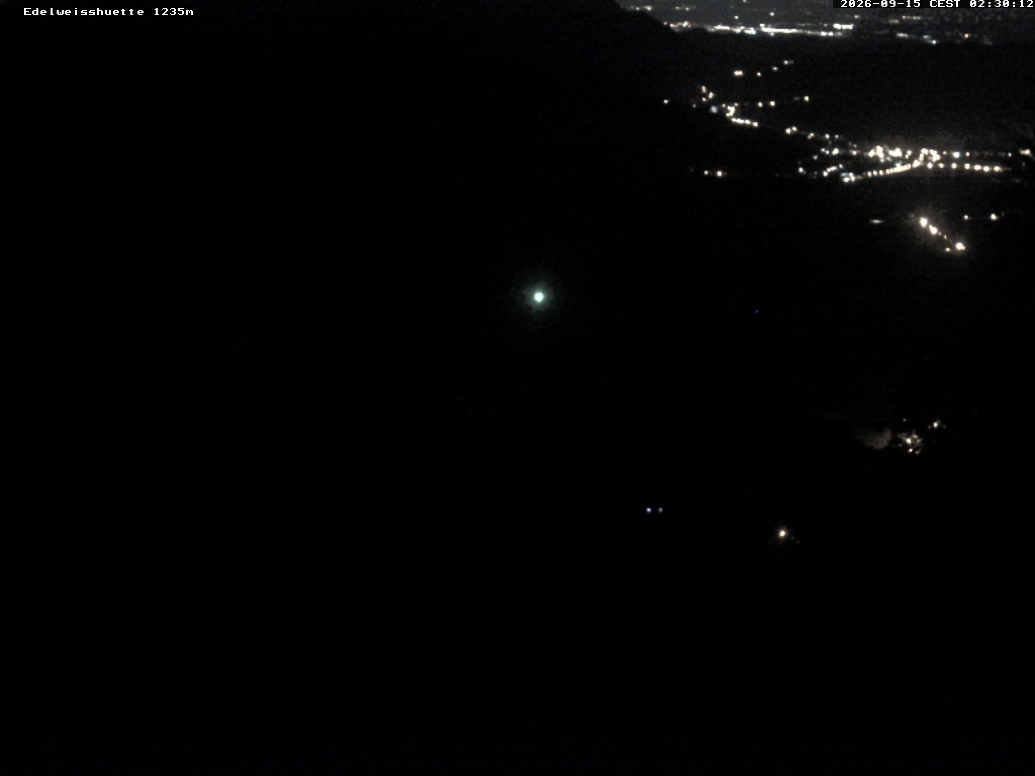 Archiv Foto Webcam Sonnenterrasse Edelweisshütte