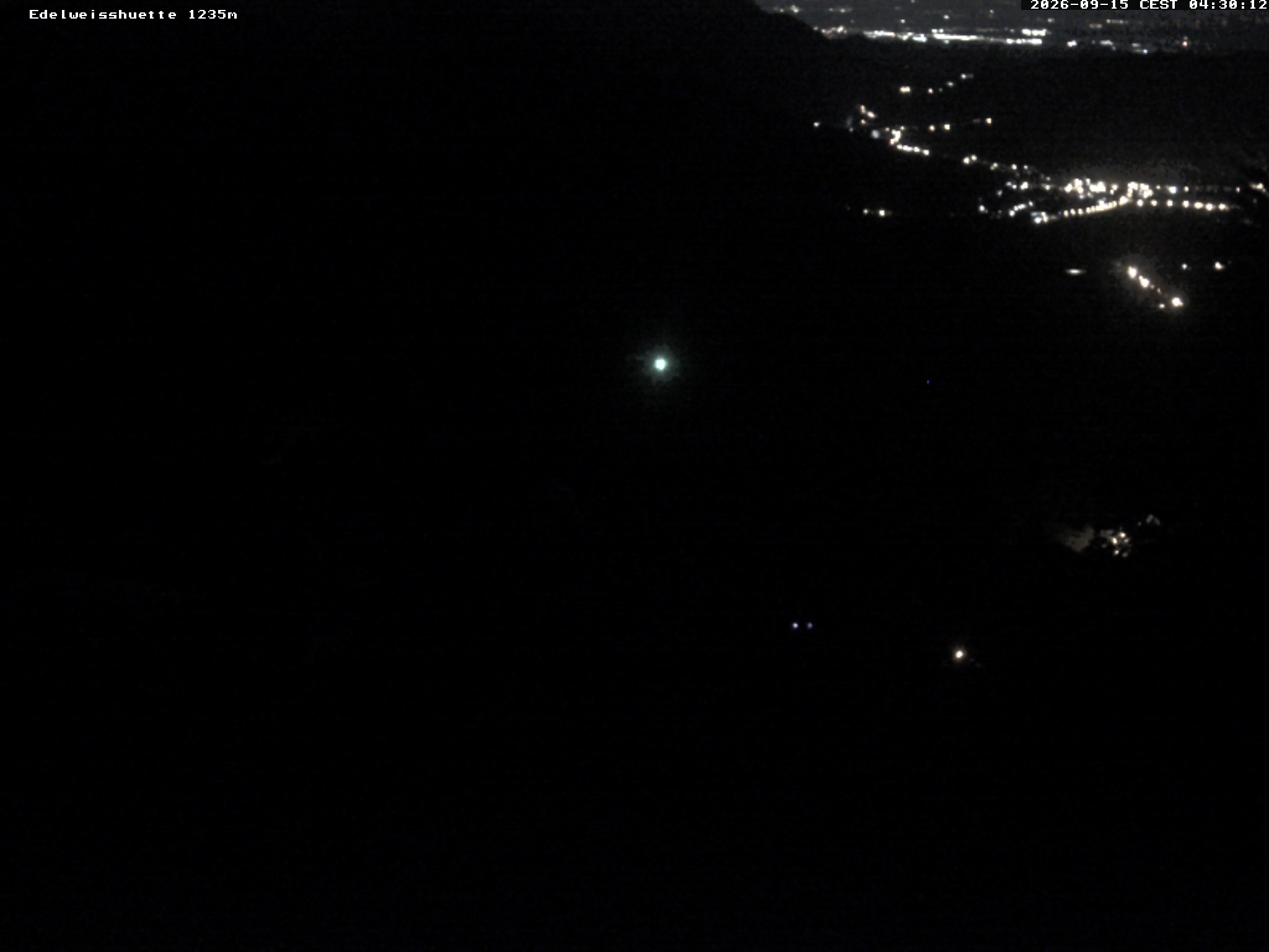 Archiv Foto Webcam Sonnenterrasse Edelweisshütte