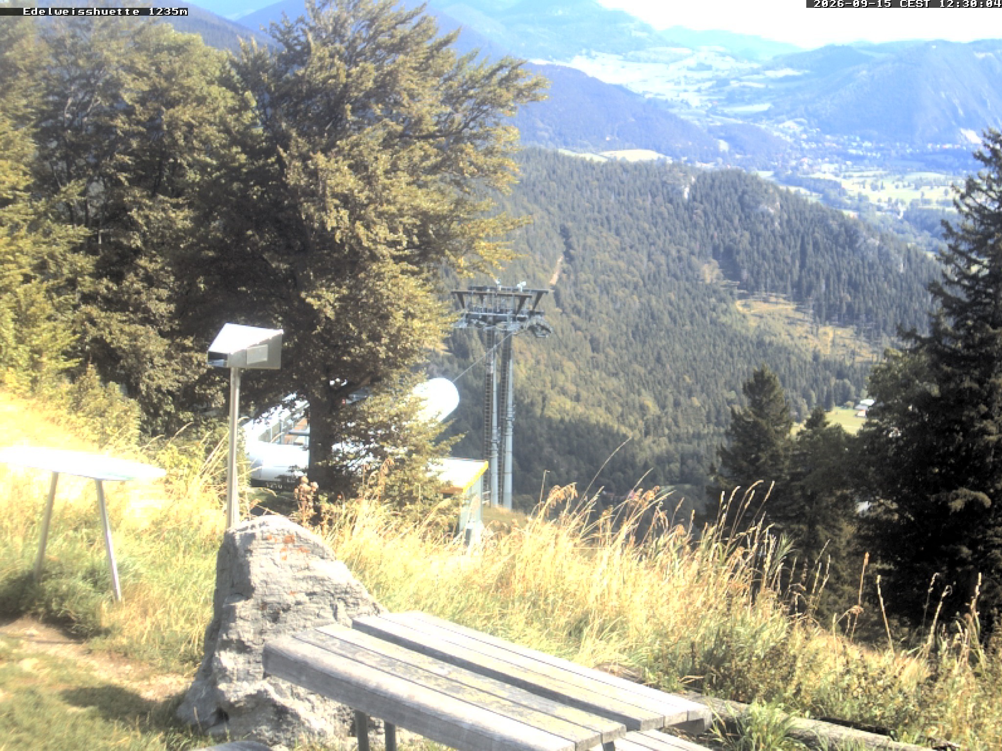 Archiv Foto Webcam Sonnenterrasse Edelweisshütte