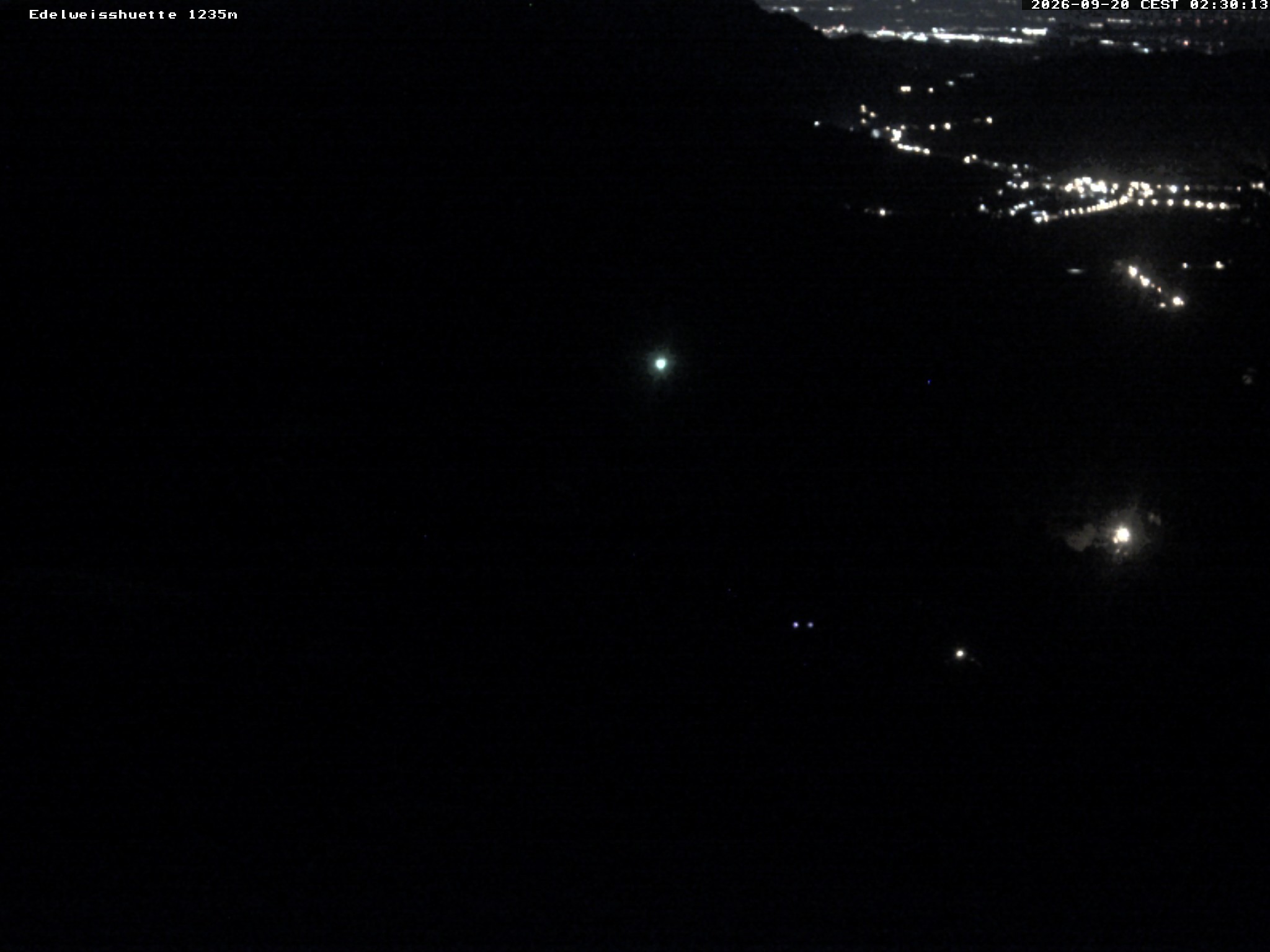 Archiv Foto Webcam Sonnenterrasse Edelweisshütte