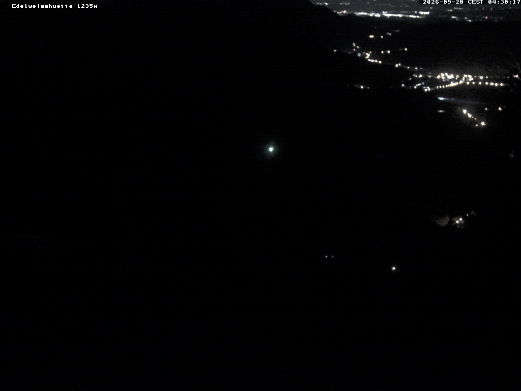 Archiv Foto Webcam Sonnenterrasse Edelweisshütte