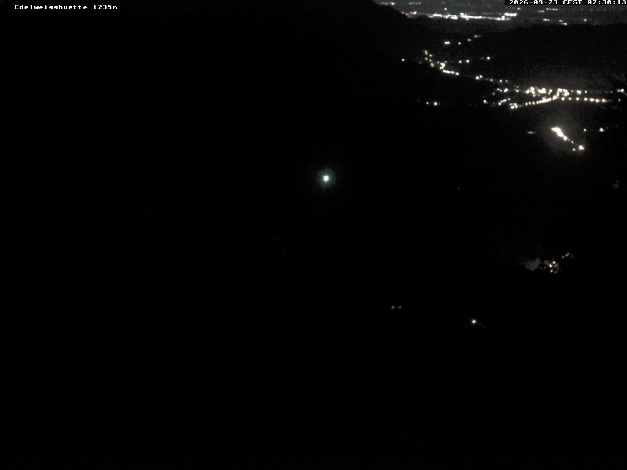 Archiv Foto Webcam Sonnenterrasse Edelweisshütte