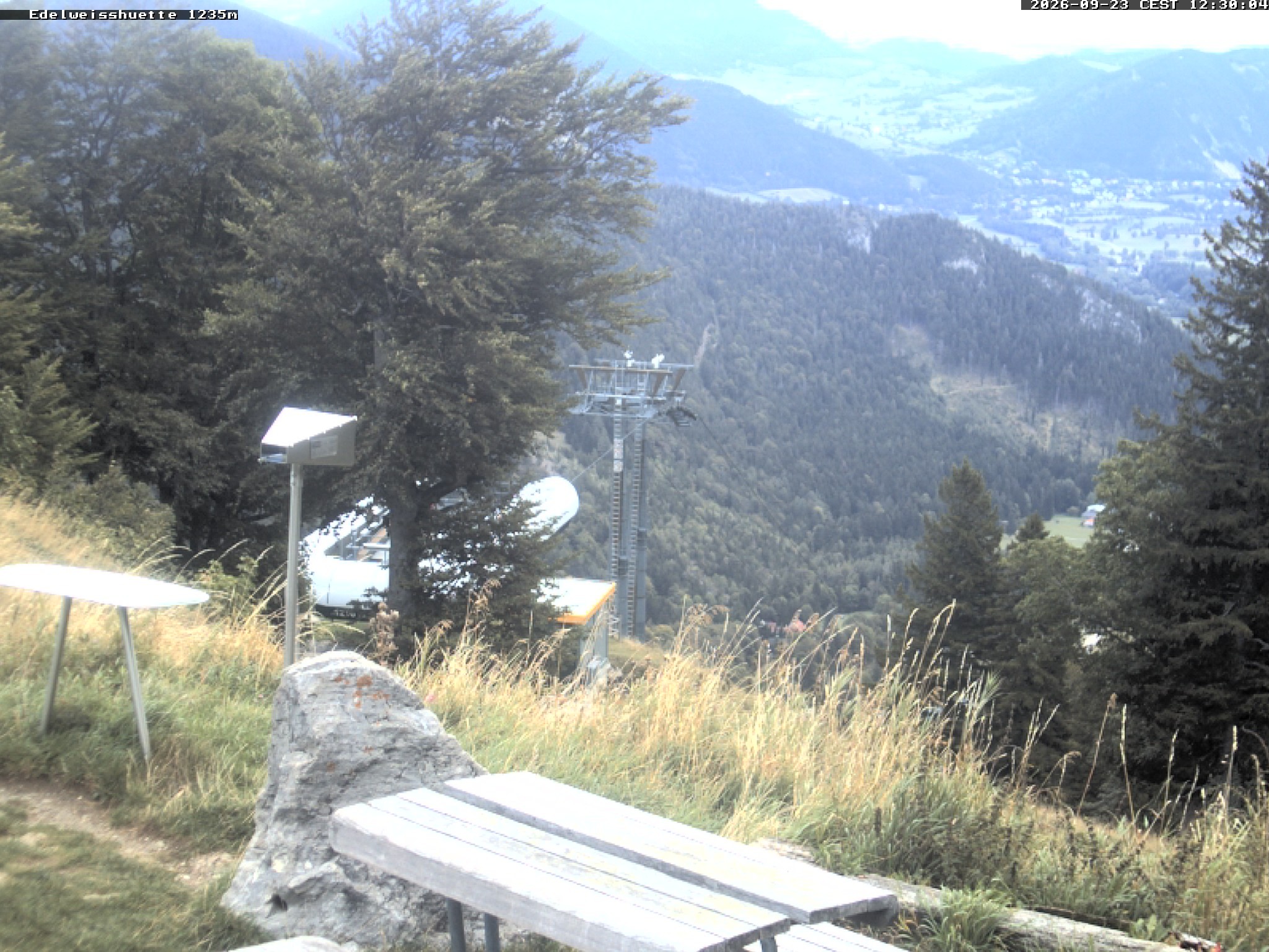 Archiv Foto Webcam Sonnenterrasse Edelweisshütte