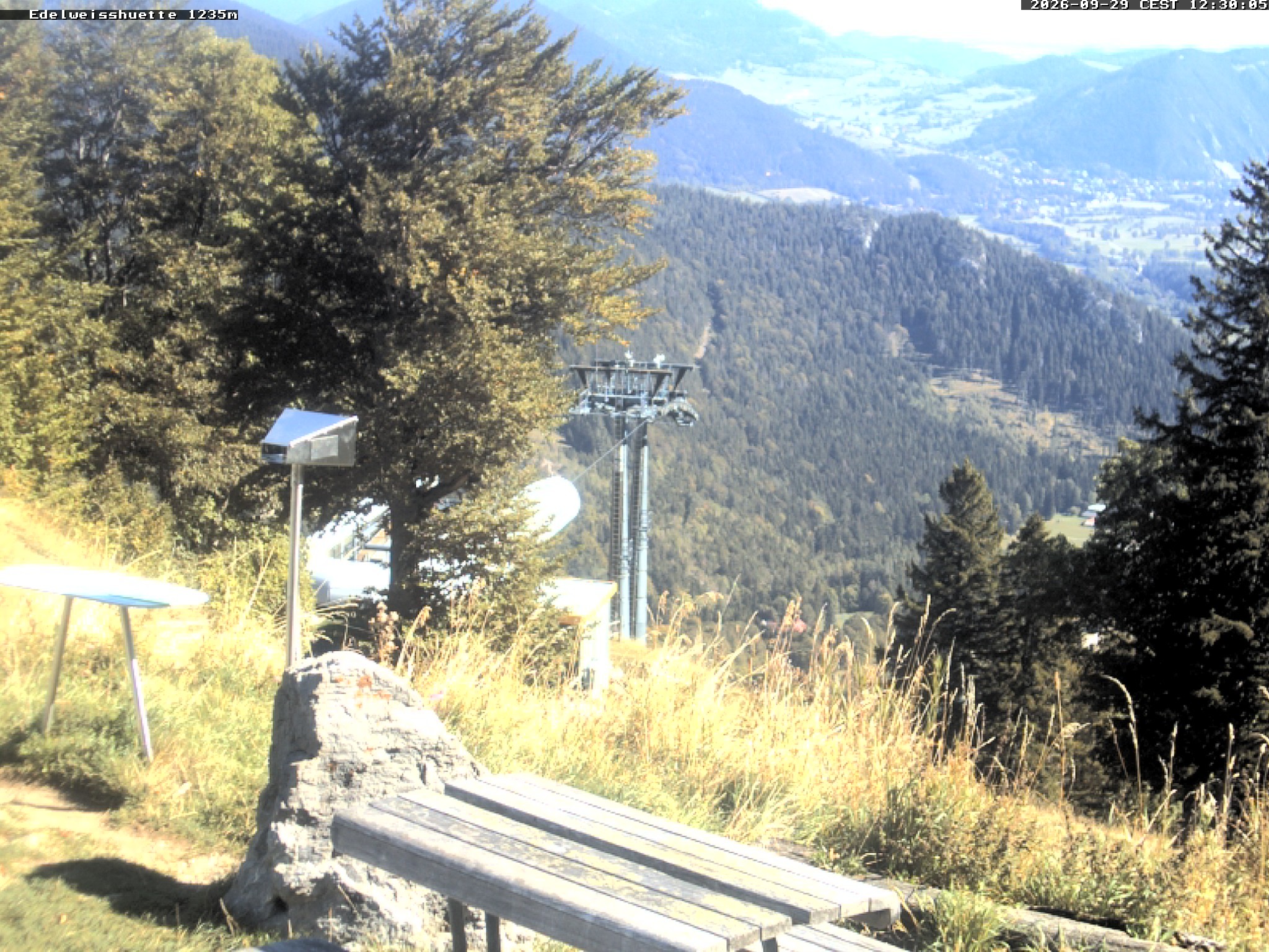 Archiv Foto Webcam Sonnenterrasse Edelweisshütte