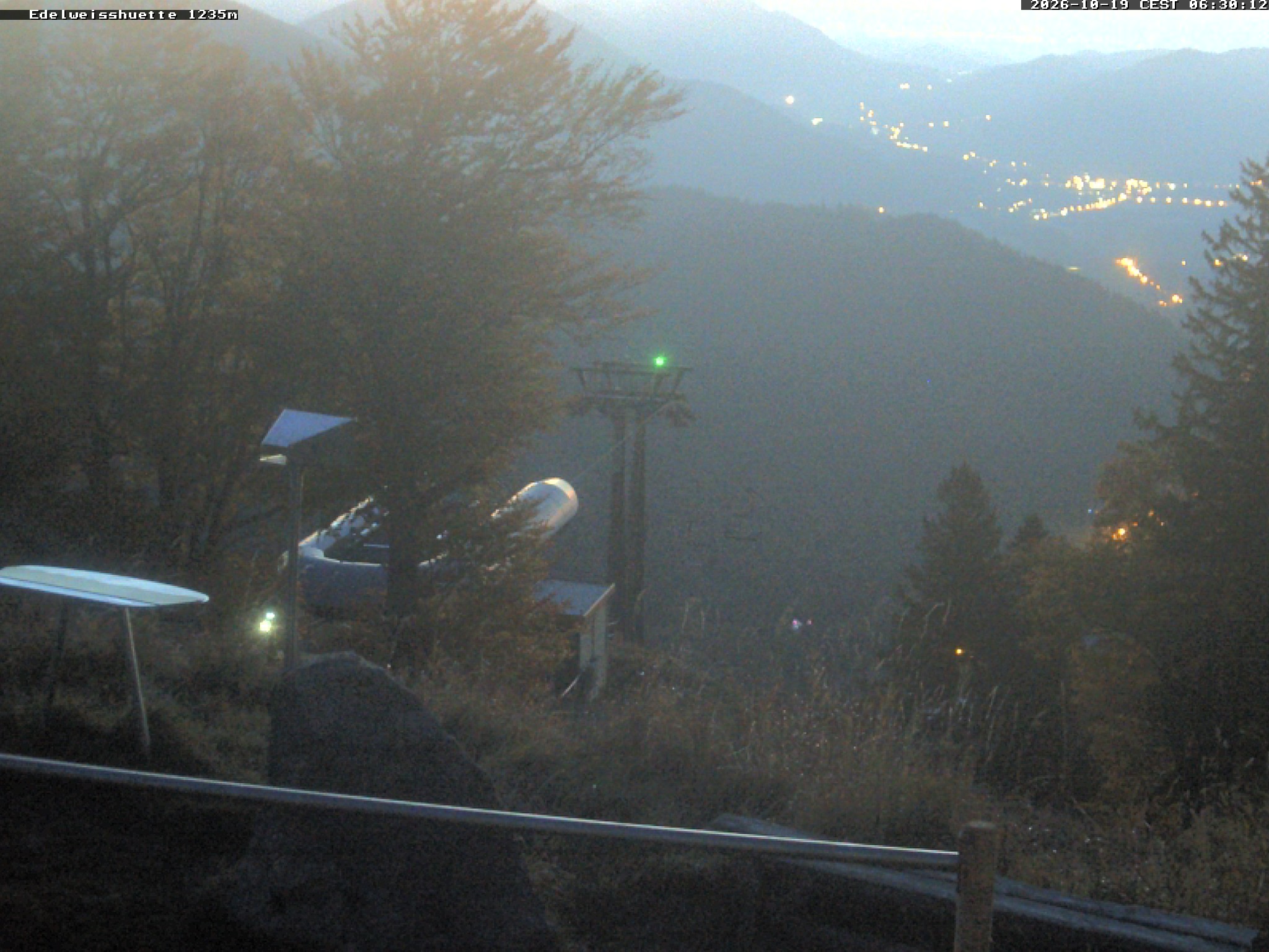 Archiv Foto Webcam Sonnenterrasse Edelweisshütte