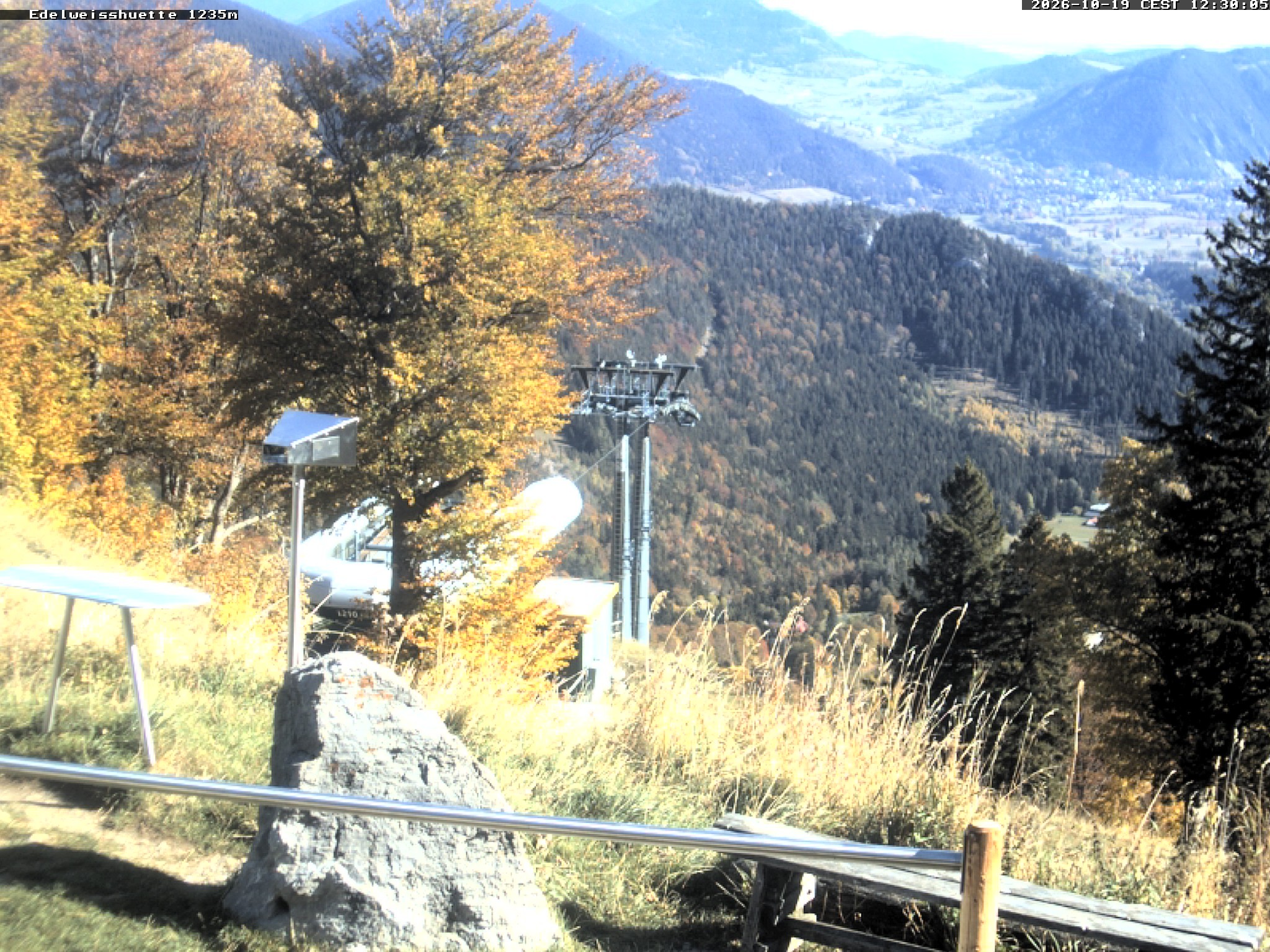 Archiv Foto Webcam Sonnenterrasse Edelweisshütte