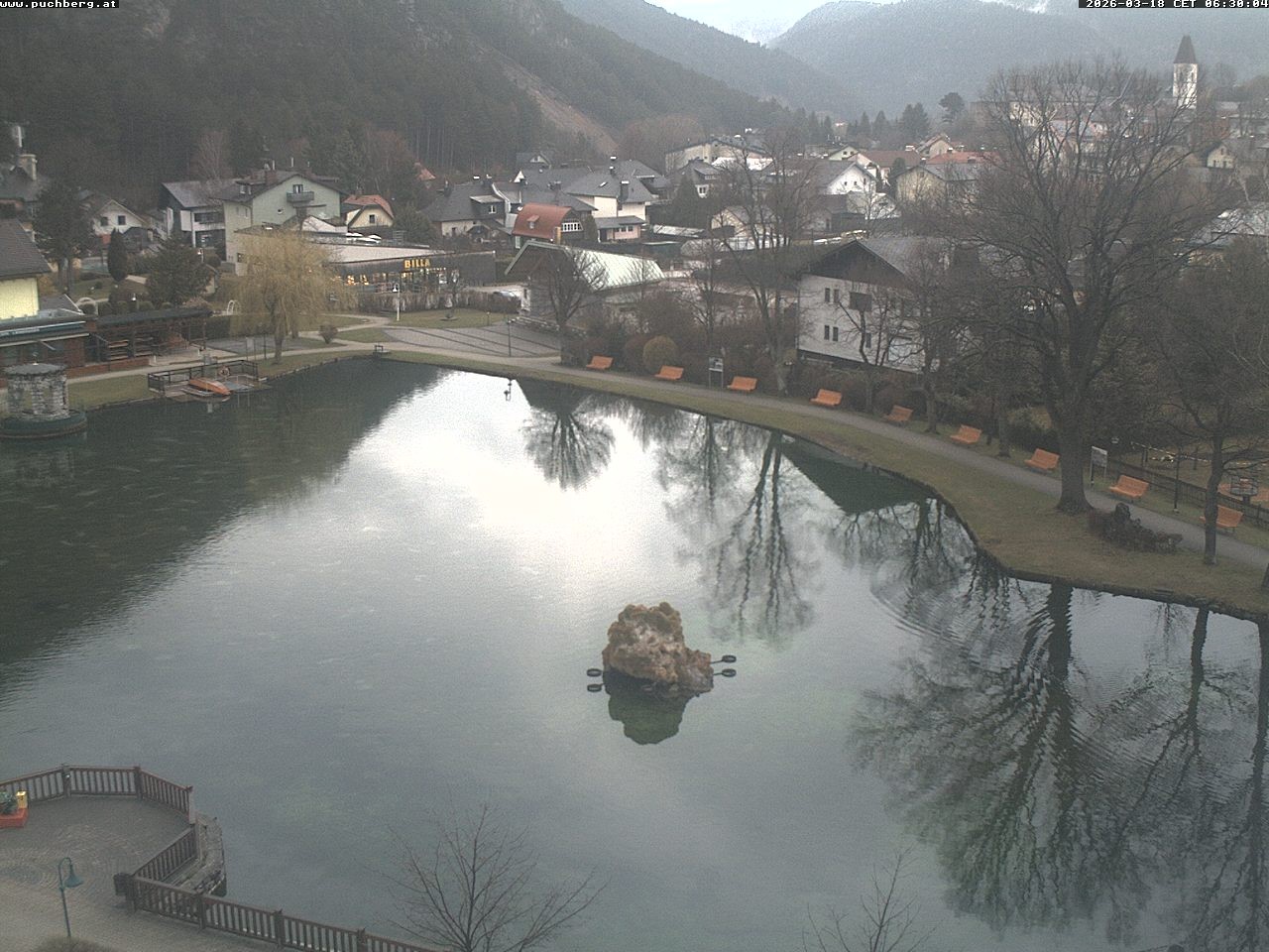 Archiv Foto Webcam Puchberg am Schneeberg - Kurpark