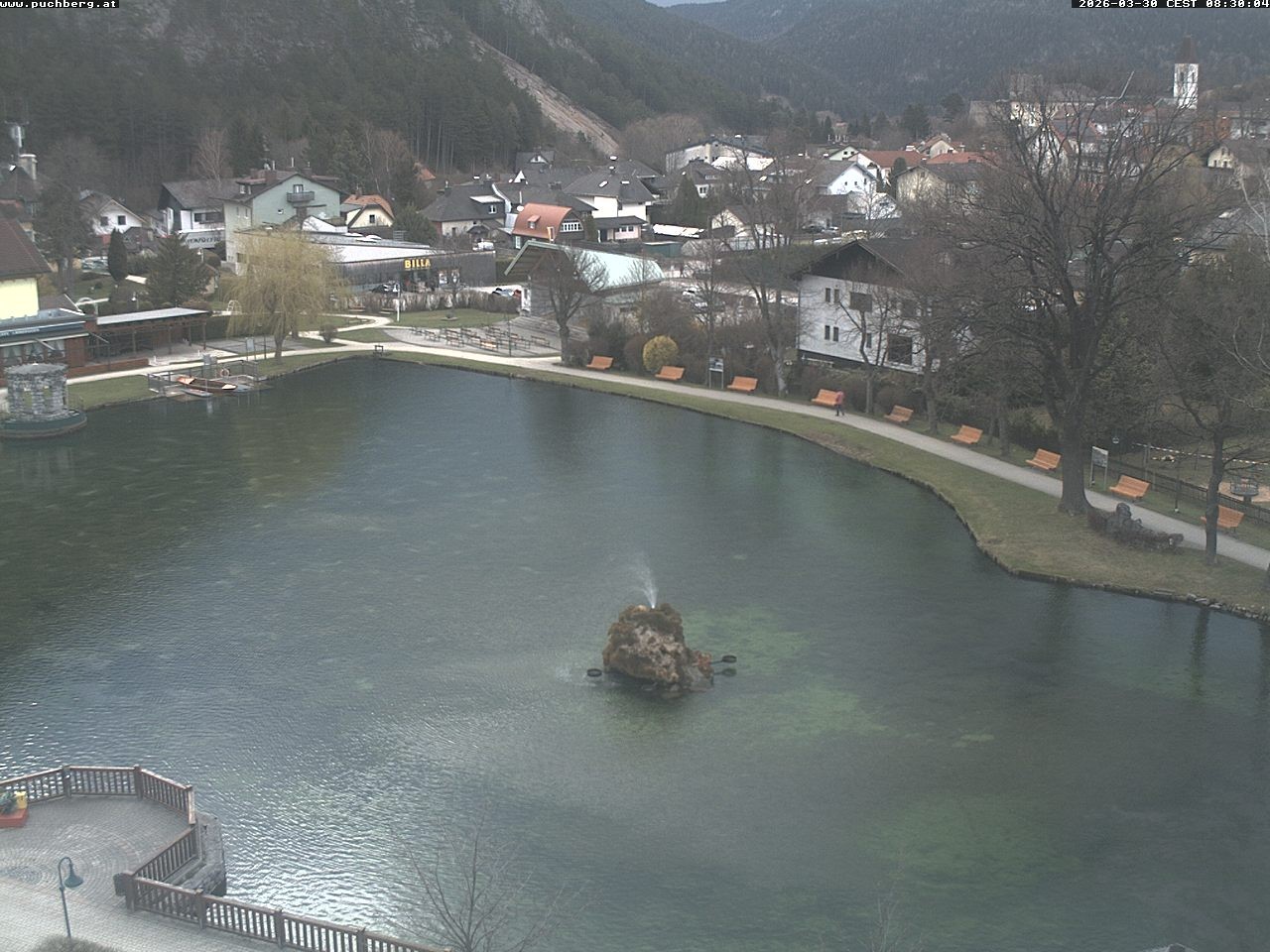 Archiv Foto Webcam Puchberg am Schneeberg - Kurpark