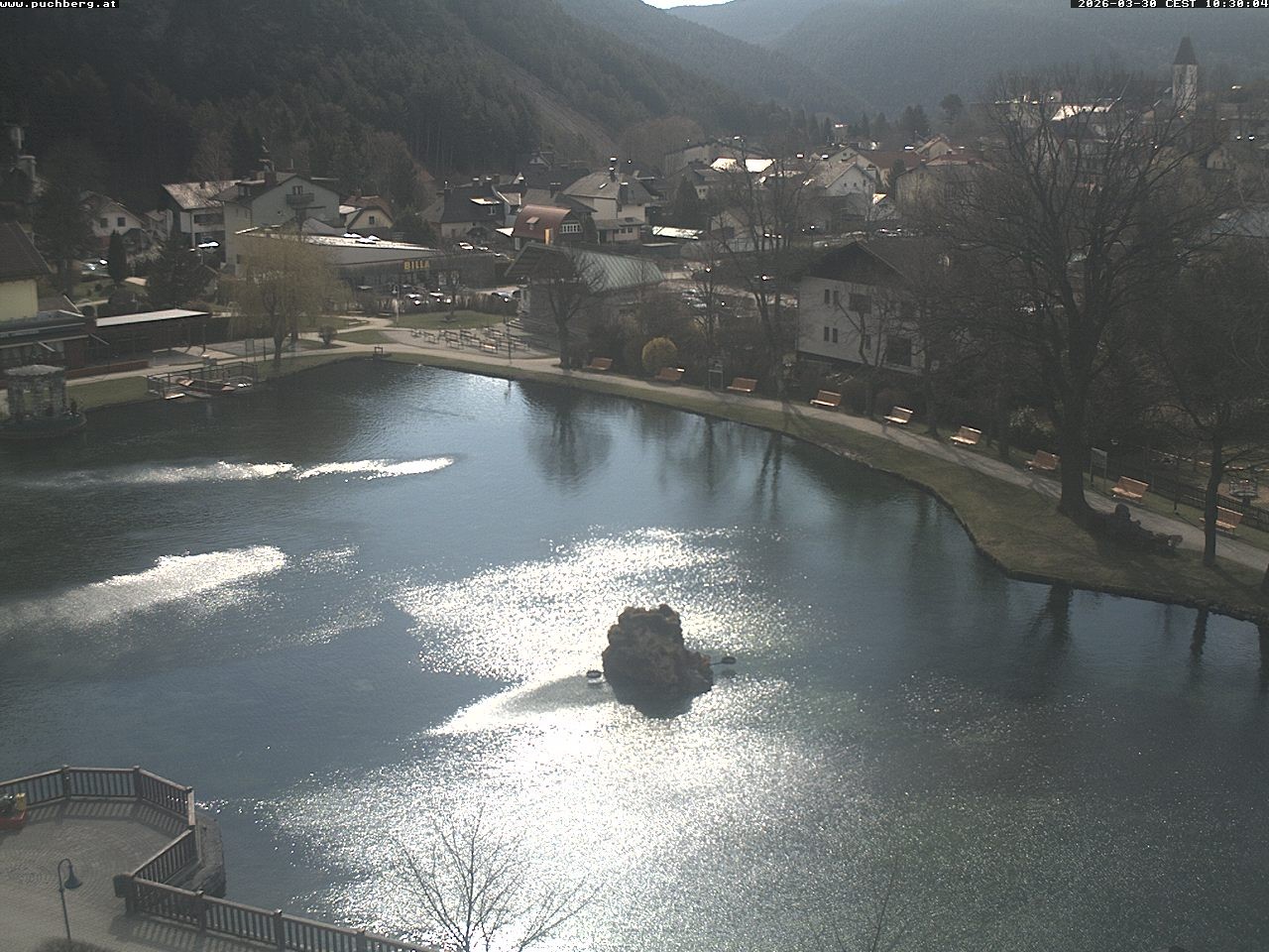 Archiv Foto Webcam Puchberg am Schneeberg - Kurpark