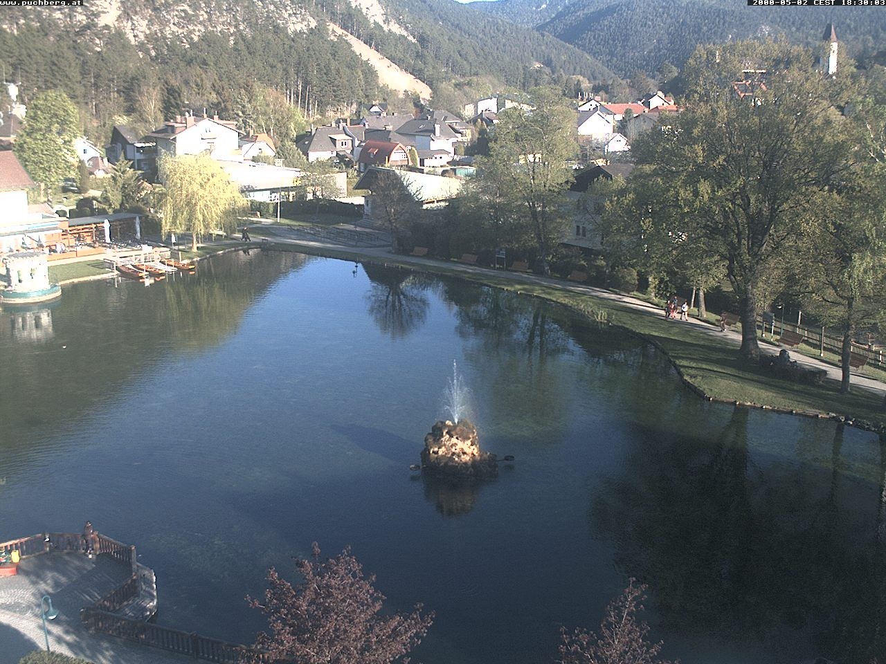Archiv Foto Webcam Puchberg am Schneeberg - Kurpark