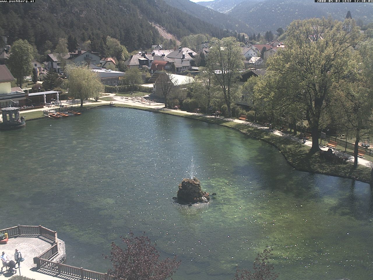 Archiv Foto Webcam Puchberg am Schneeberg - Kurpark