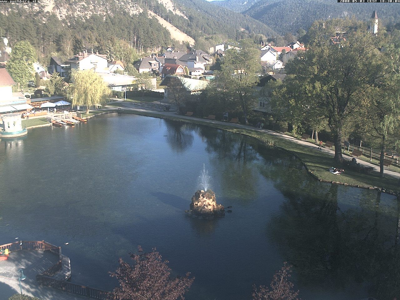 Archiv Foto Webcam Puchberg am Schneeberg - Kurpark