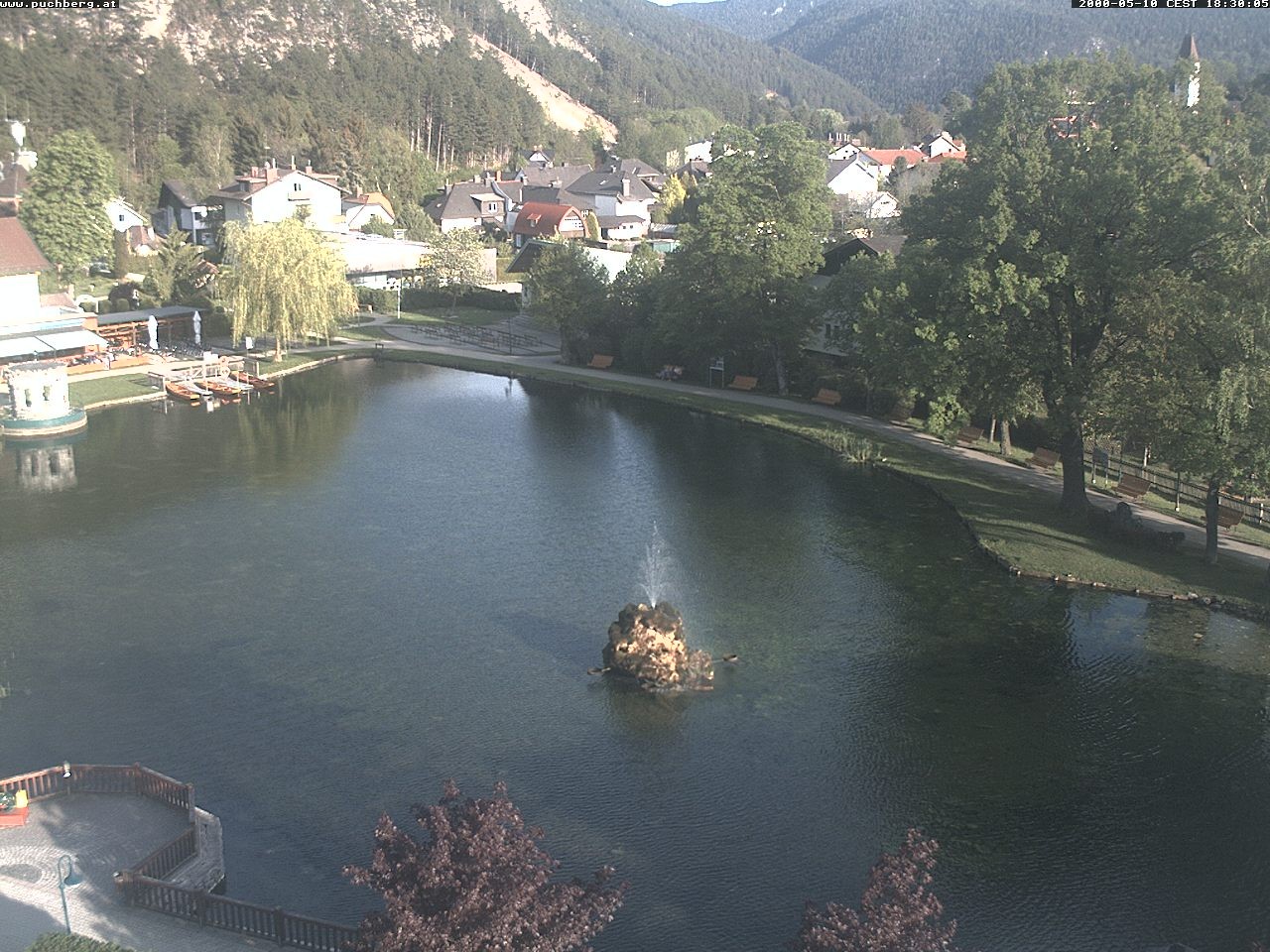 Archiv Foto Webcam Puchberg am Schneeberg - Kurpark
