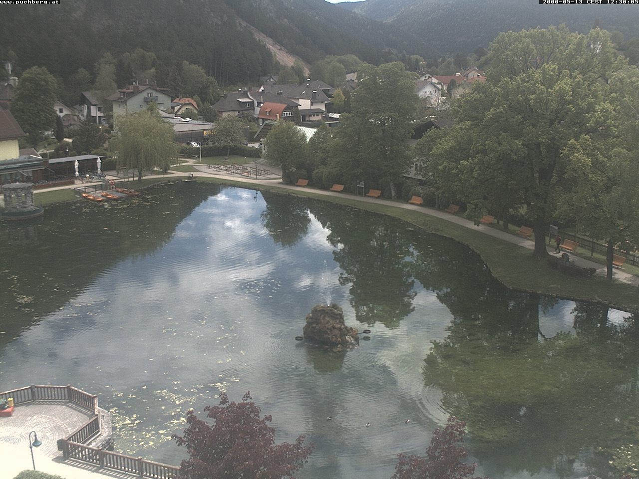 Archiv Foto Webcam Puchberg am Schneeberg - Kurpark