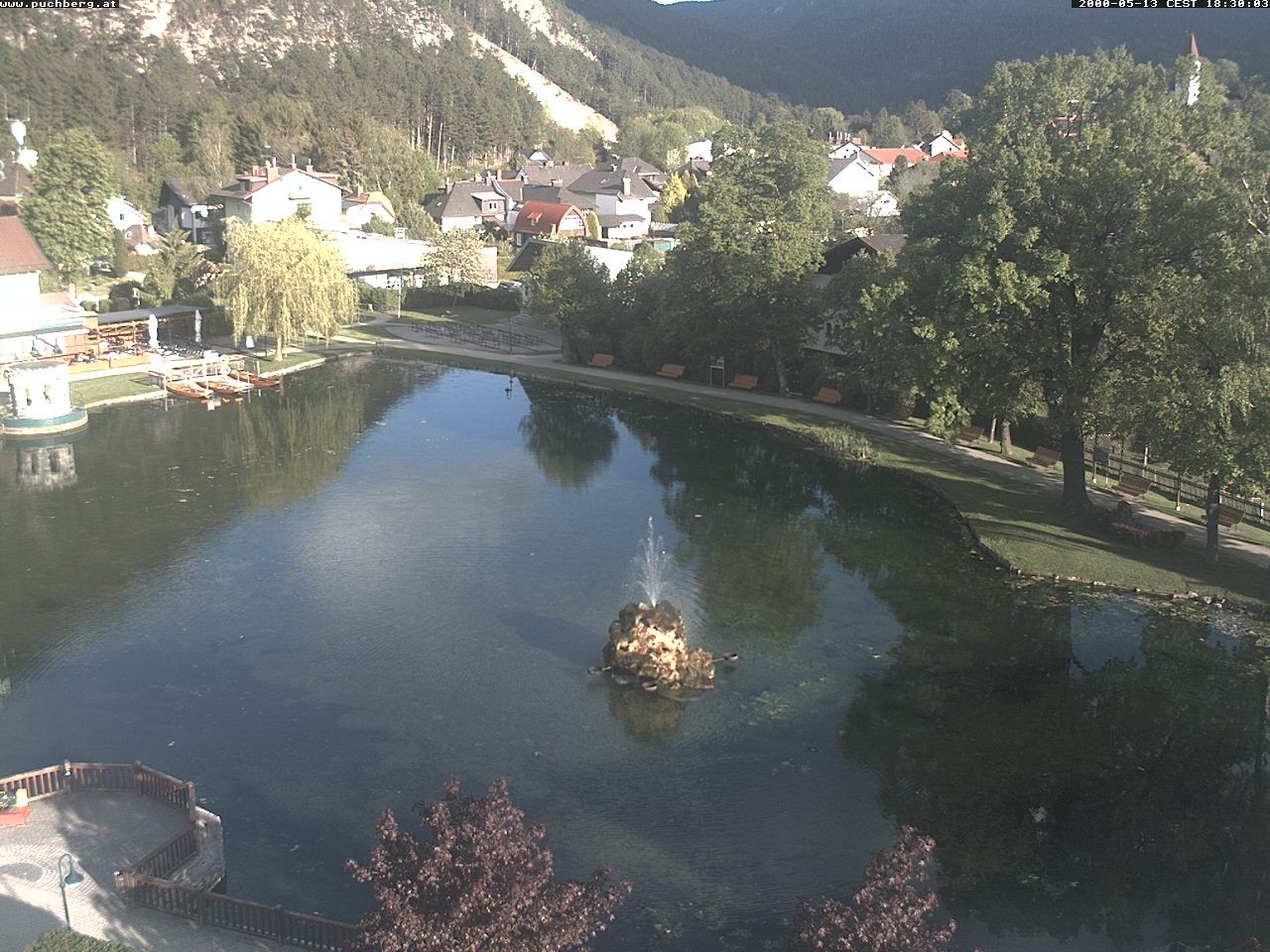 Archiv Foto Webcam Puchberg am Schneeberg - Kurpark