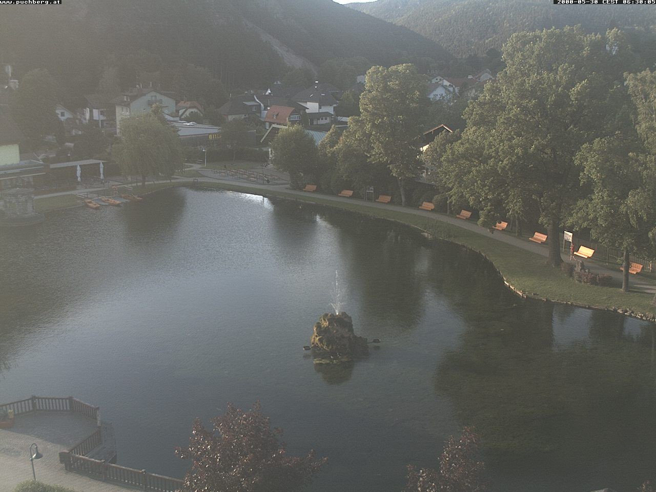 Archived image Webcam Puchberg am Schneeberg - Park