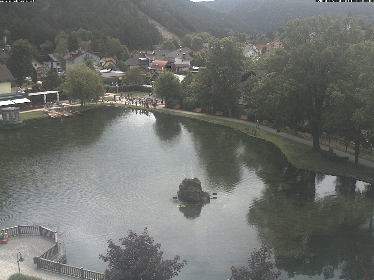 Archived image Webcam Puchberg am Schneeberg - Park