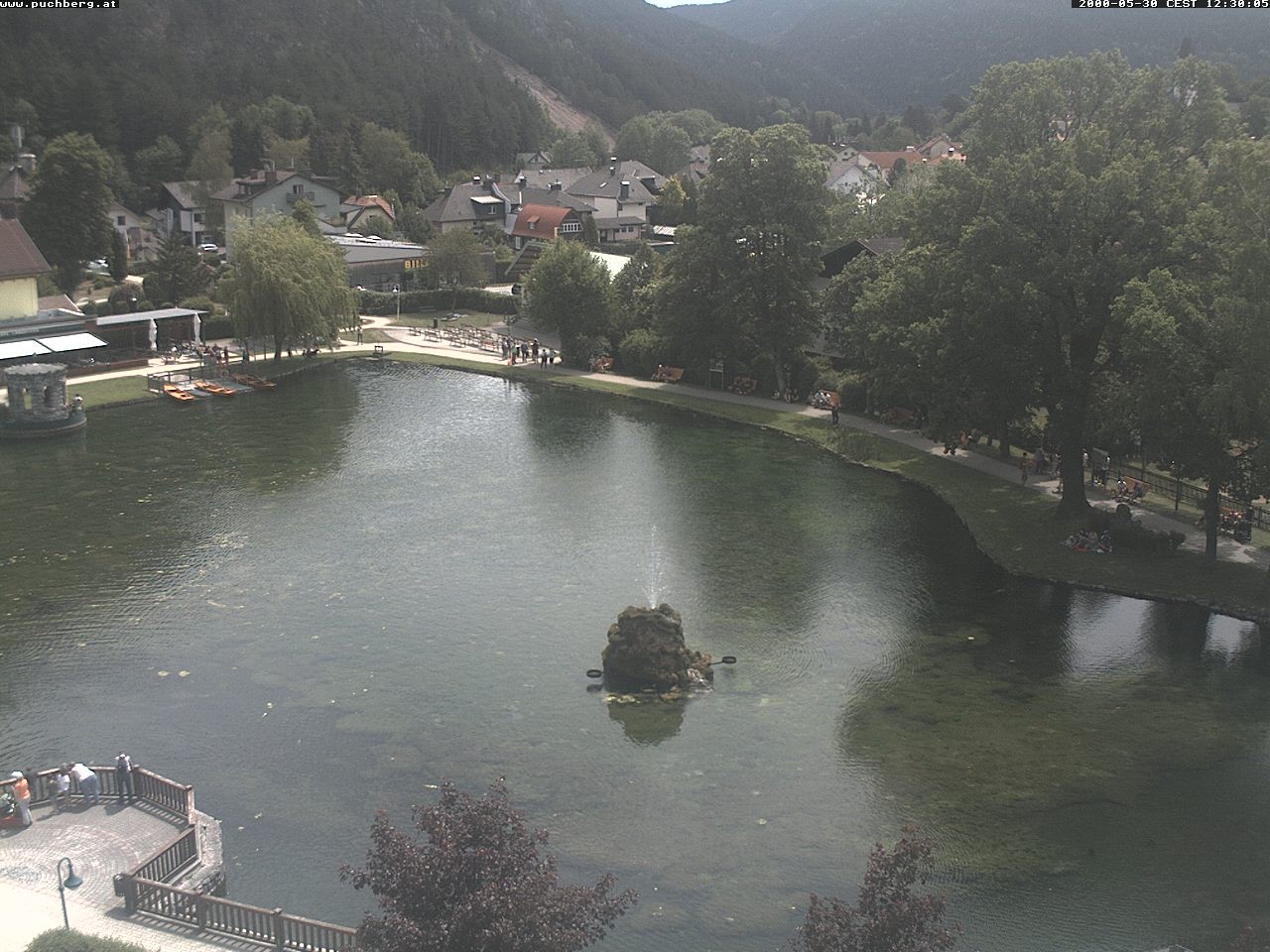 Archived image Webcam Puchberg am Schneeberg - Park