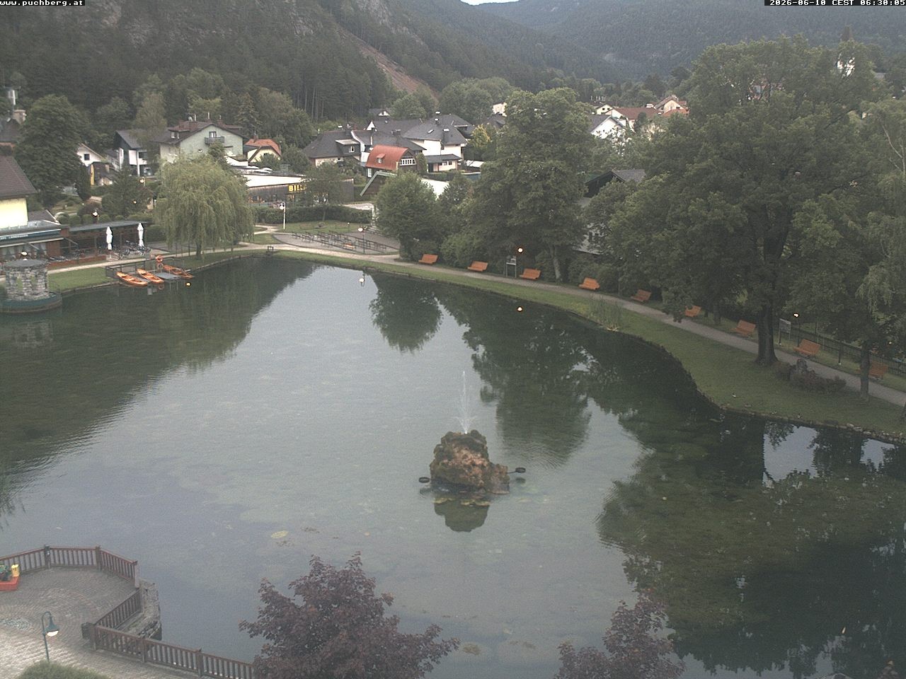 Archiv Foto Webcam Puchberg am Schneeberg - Kurpark