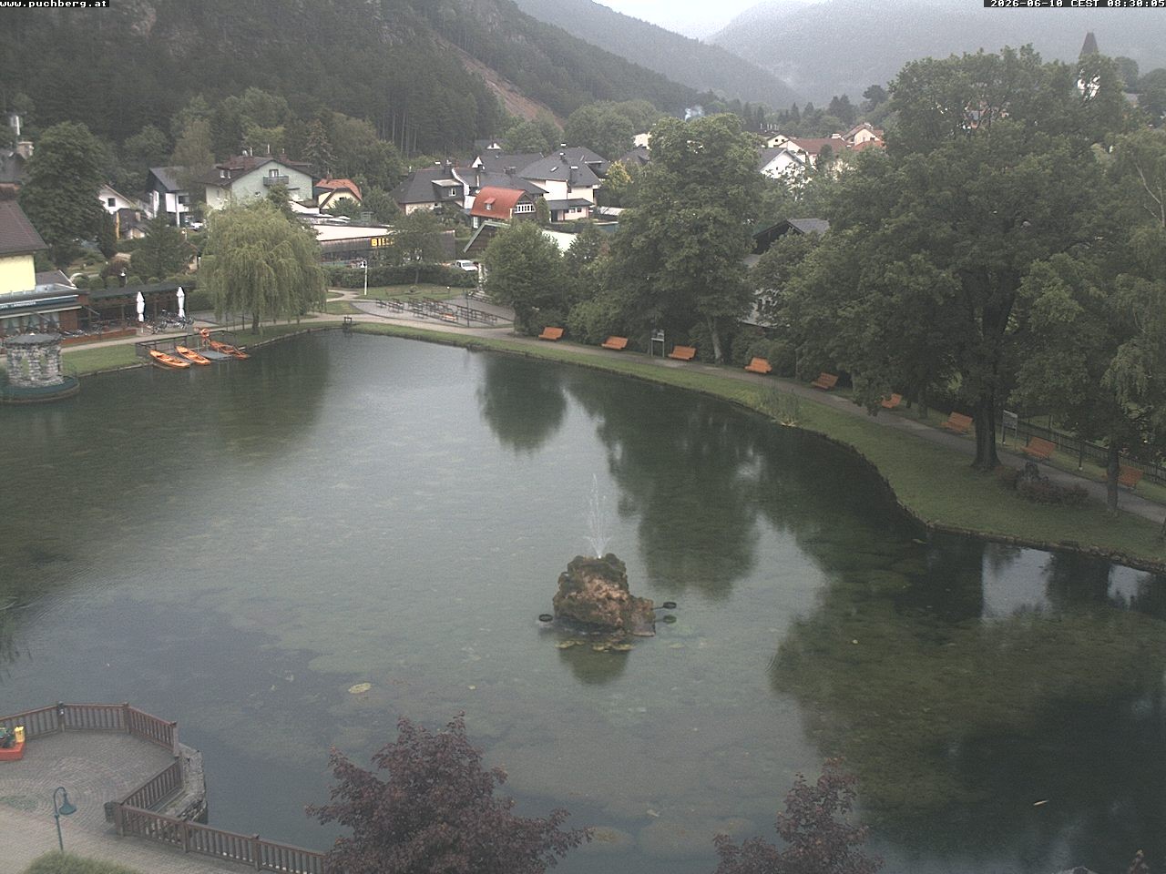 Archiv Foto Webcam Puchberg am Schneeberg - Kurpark