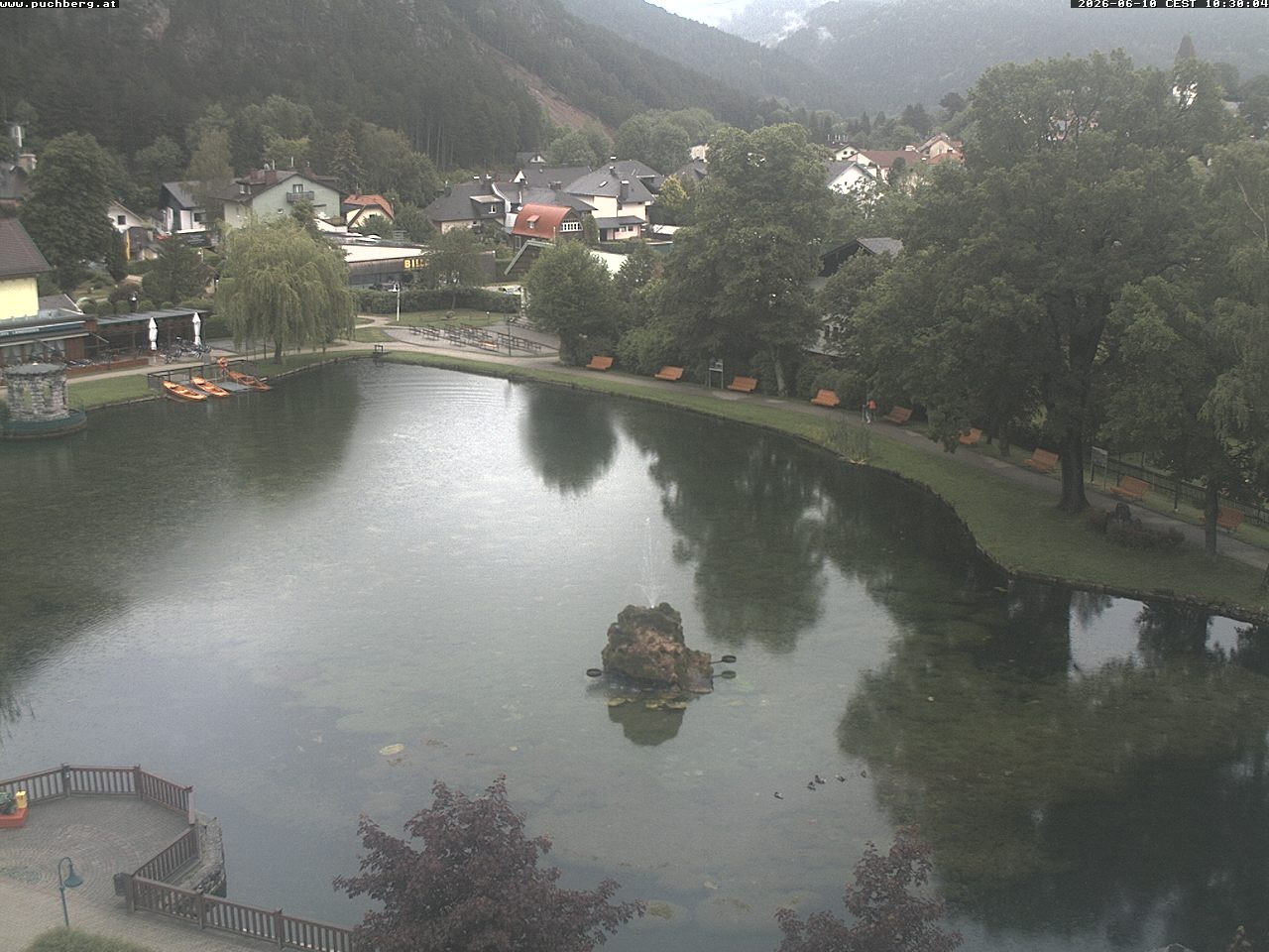 Archiv Foto Webcam Puchberg am Schneeberg - Kurpark