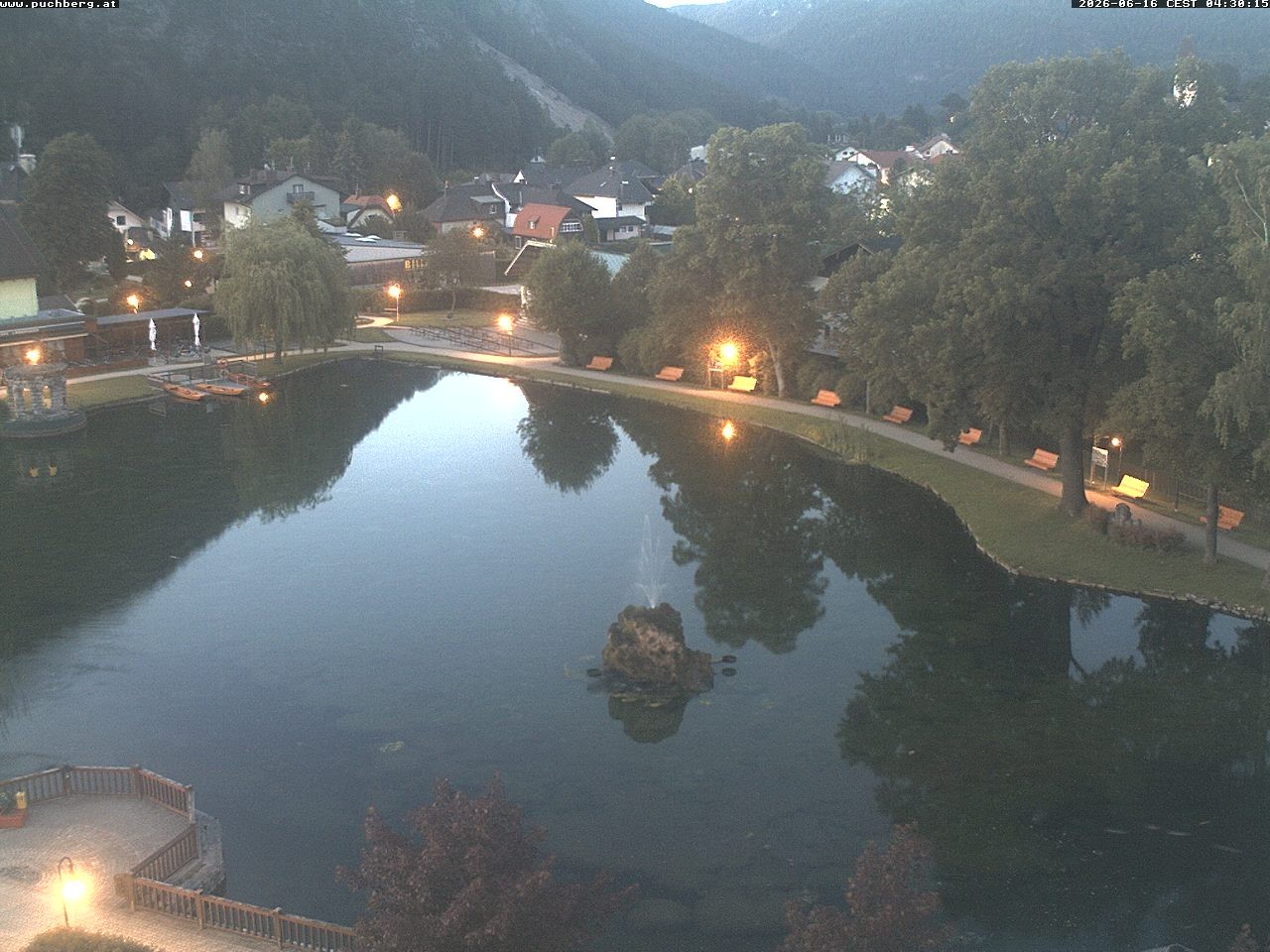 Archiv Foto Webcam Puchberg am Schneeberg - Kurpark