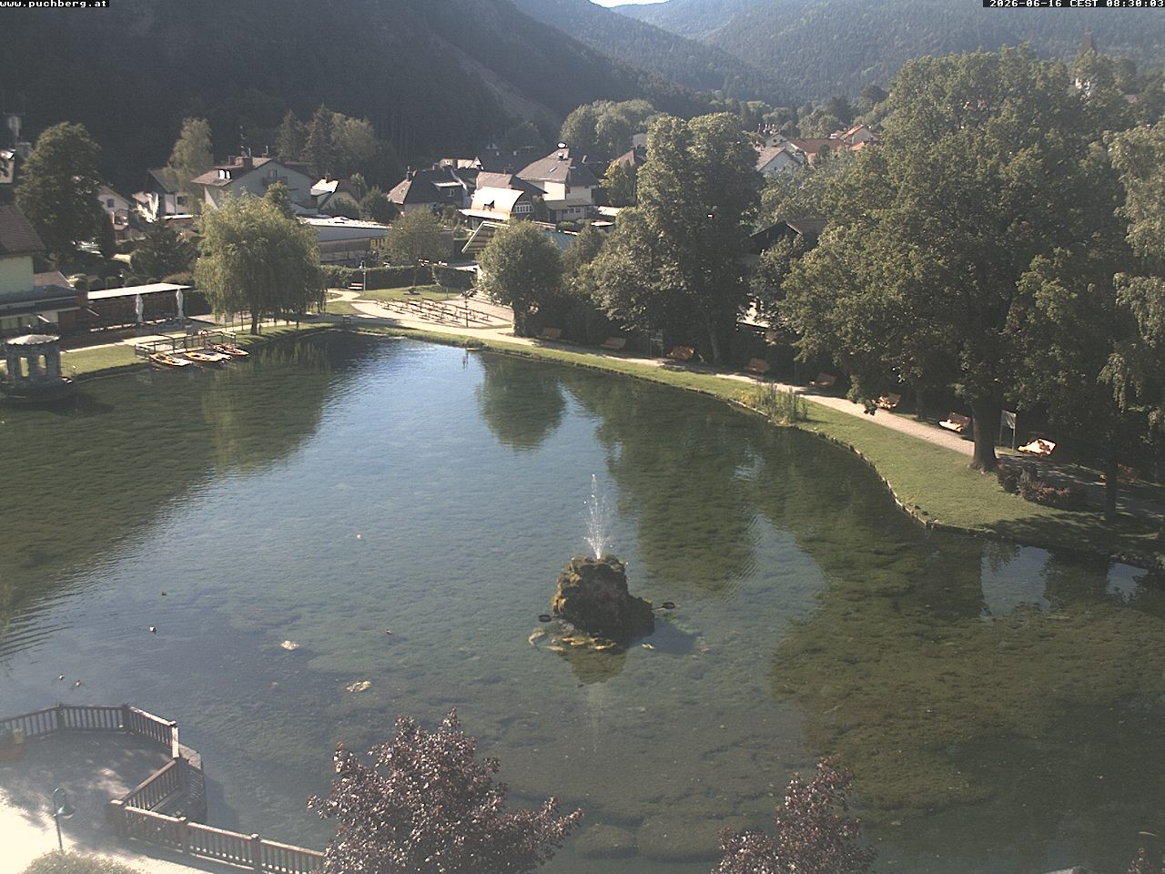 Archiv Foto Webcam Puchberg am Schneeberg - Kurpark