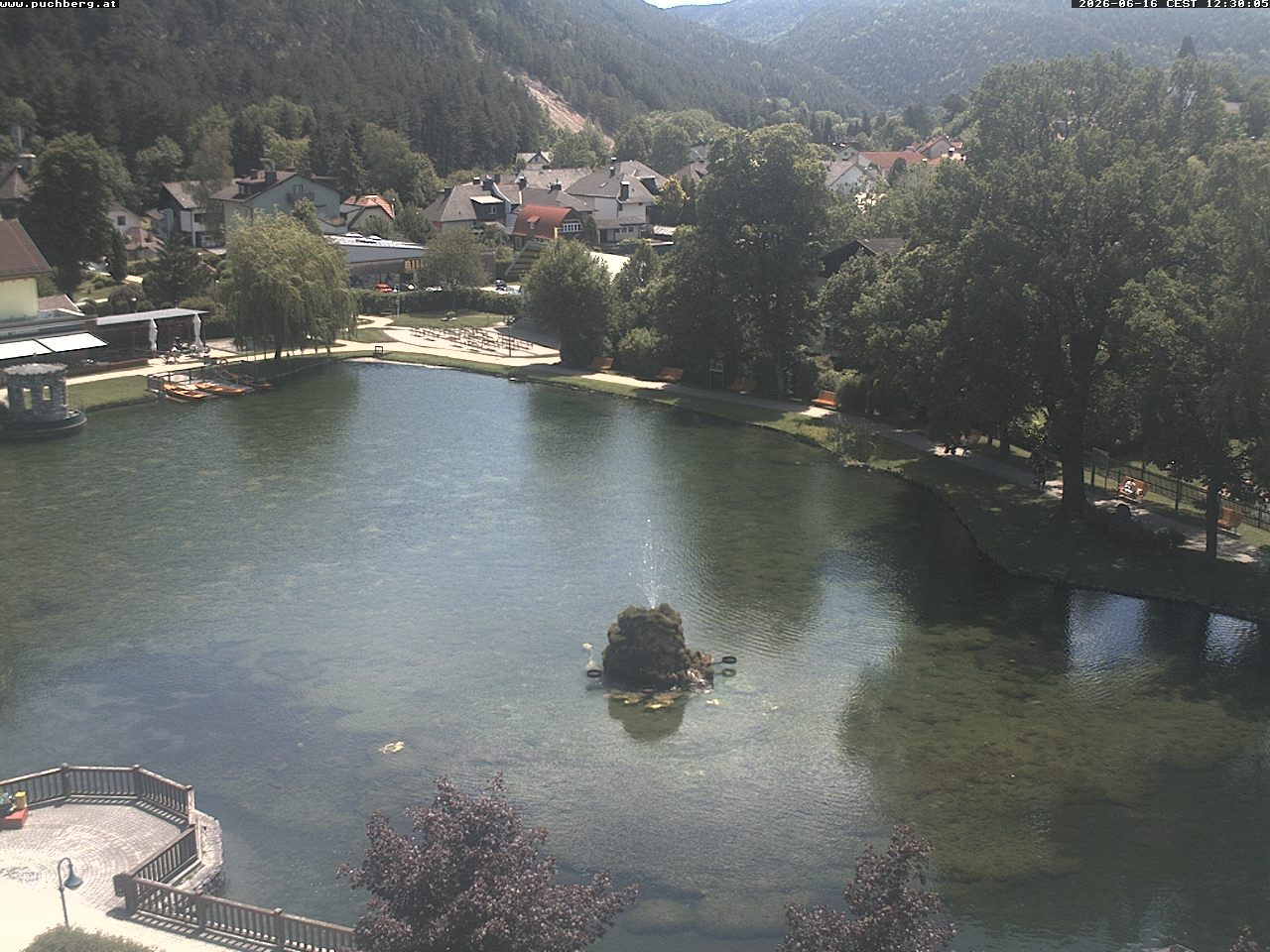 Archiv Foto Webcam Puchberg am Schneeberg - Kurpark